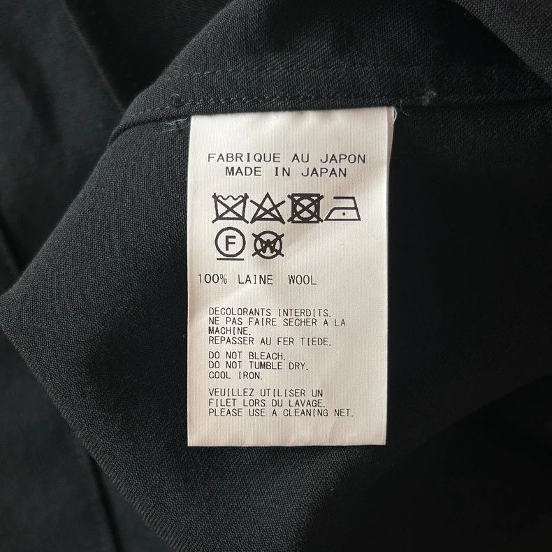 Yohji Yamamoto Yohji Yamamoto 19aw White Button Scarf Wool Shirt 2502-Next Size US M / EU 48-50 / 2 - 7 Thumbnail