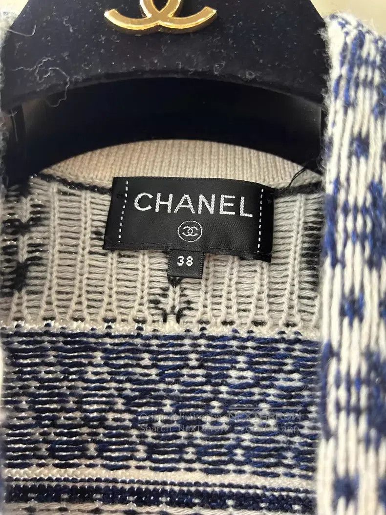 Chanel Chanel 20b No. 5 Snowflake Cashmere Long Knitted Cardigan Size XS / US 0-2 / IT 36-38 - 3 Thumbnail