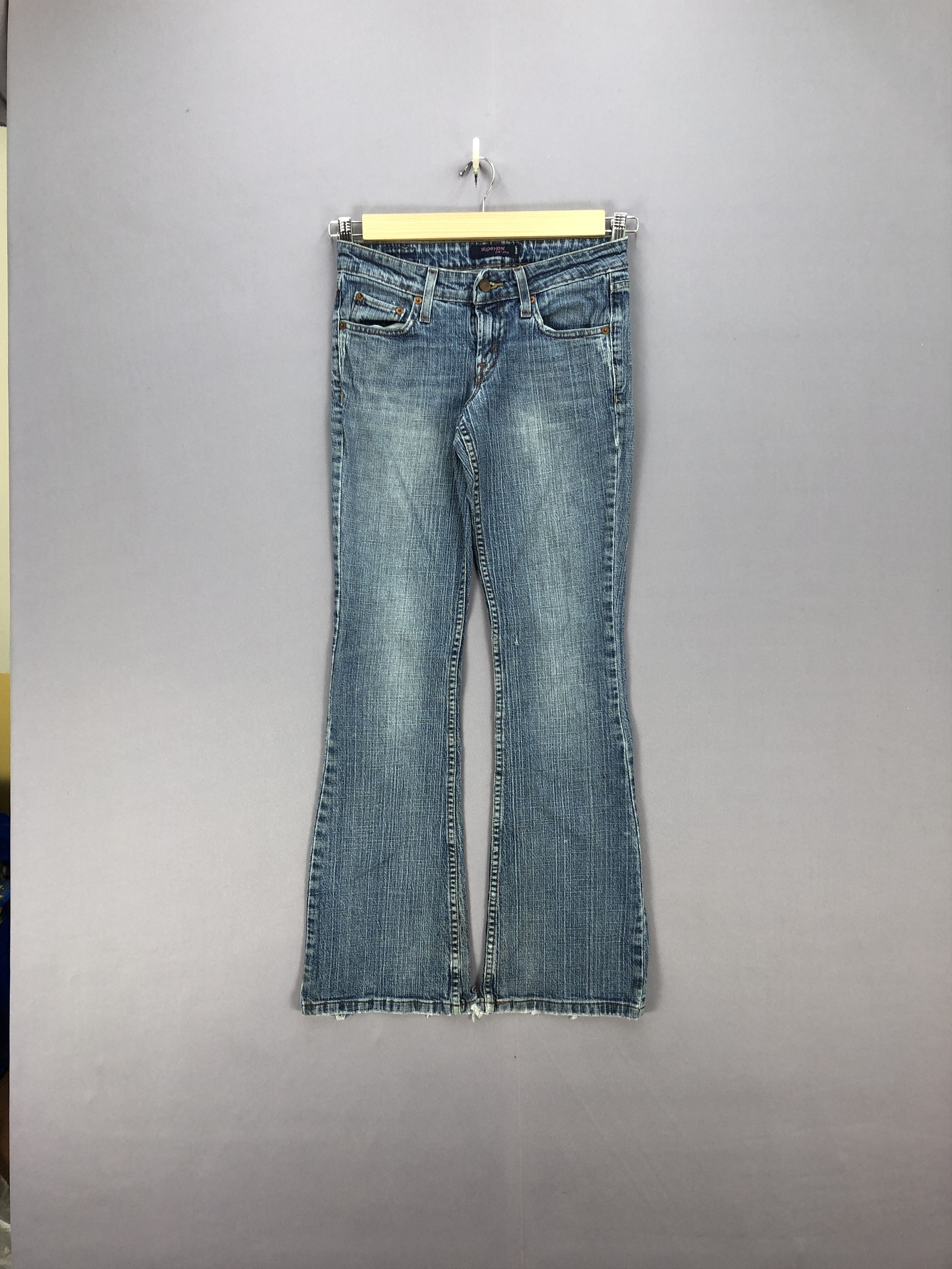 If Six Was Nine × Levi's × Vintage 90s Levis Bell Bottom Jeans Flare Wide Leg Boot Cut Denim Size 27" / US 4 / IT 40 - 1 Thumbnail
