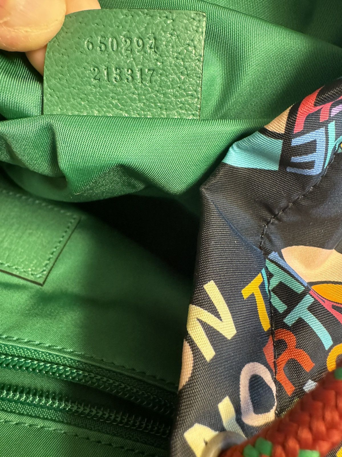 Gucci New Authentic Gucci x North Face Logo Backpack Size ONE SIZE - 17 Thumbnail