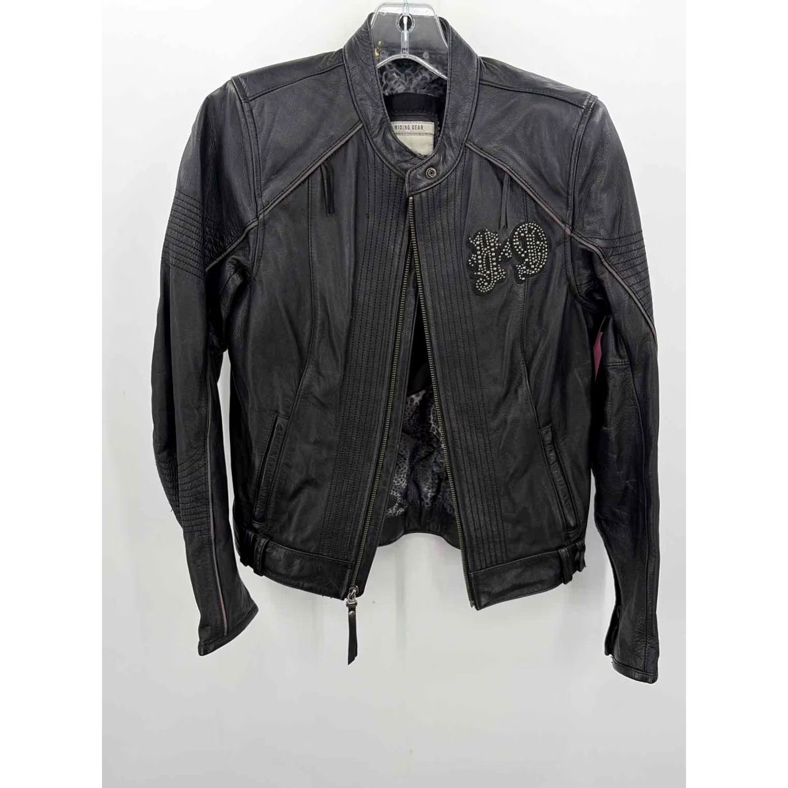 Harley Davidson Pre-Owned Harley Davidson XS Leather Zip Up Jacket Size XS / US 0-2 / IT 36-38 - 4 Thumbnail