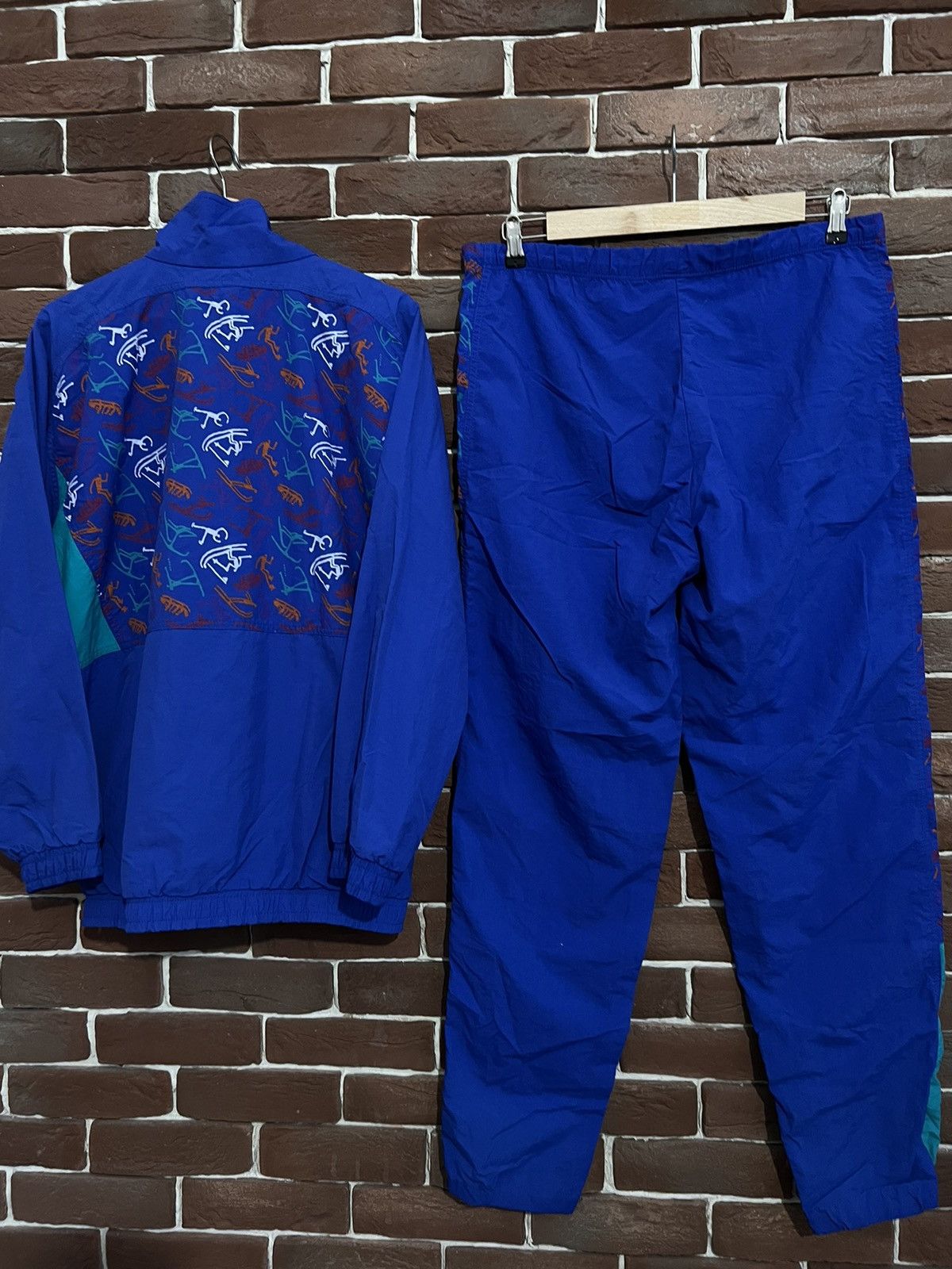 USA Olympics Vintage 90s Lillehammer Winter Olympics Track Jacket Pants Size US M / EU 48-50 / 2 - 2 Thumbnail