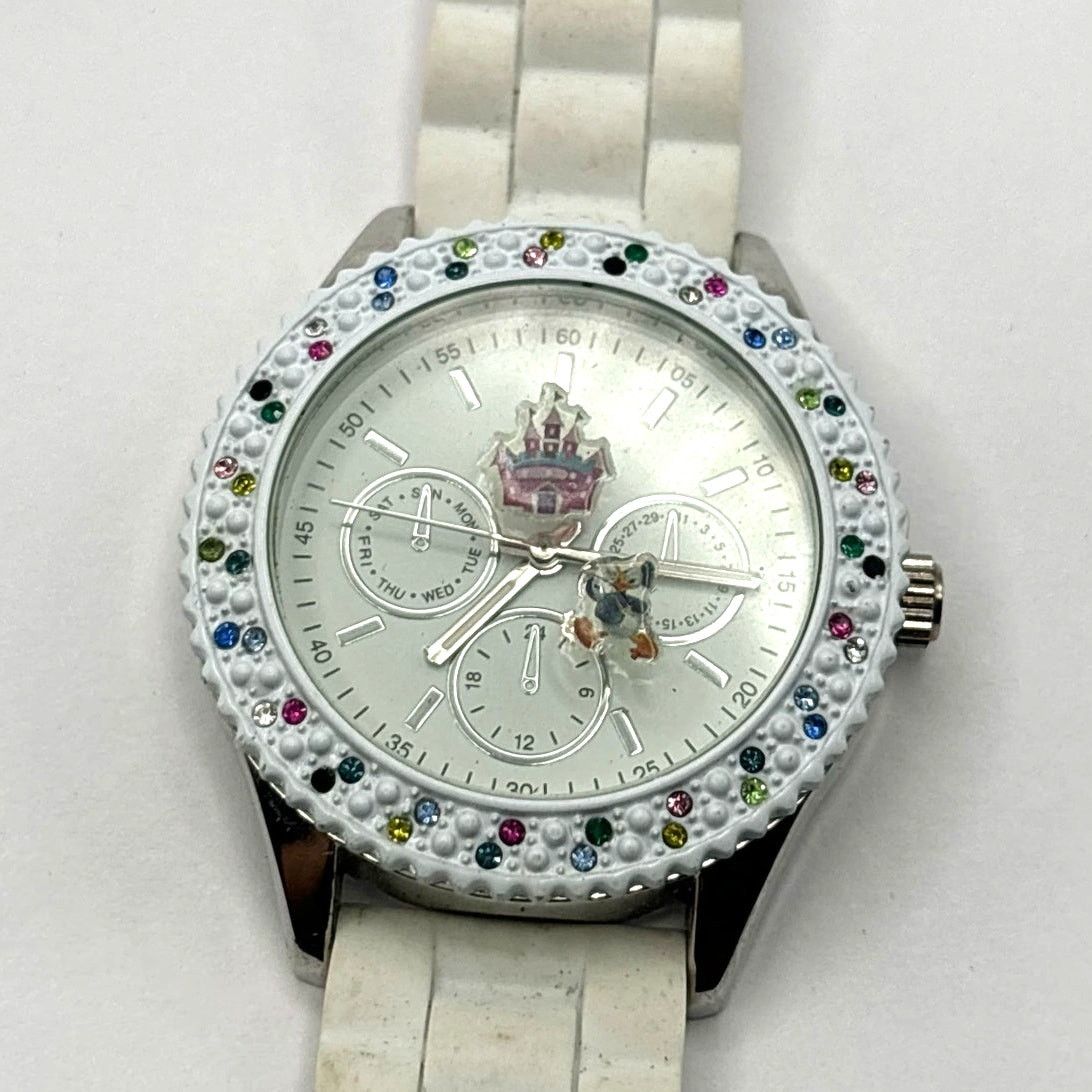 Other Y2K White Crystal Men's Watch Size ONE SIZE - 3 Thumbnail
