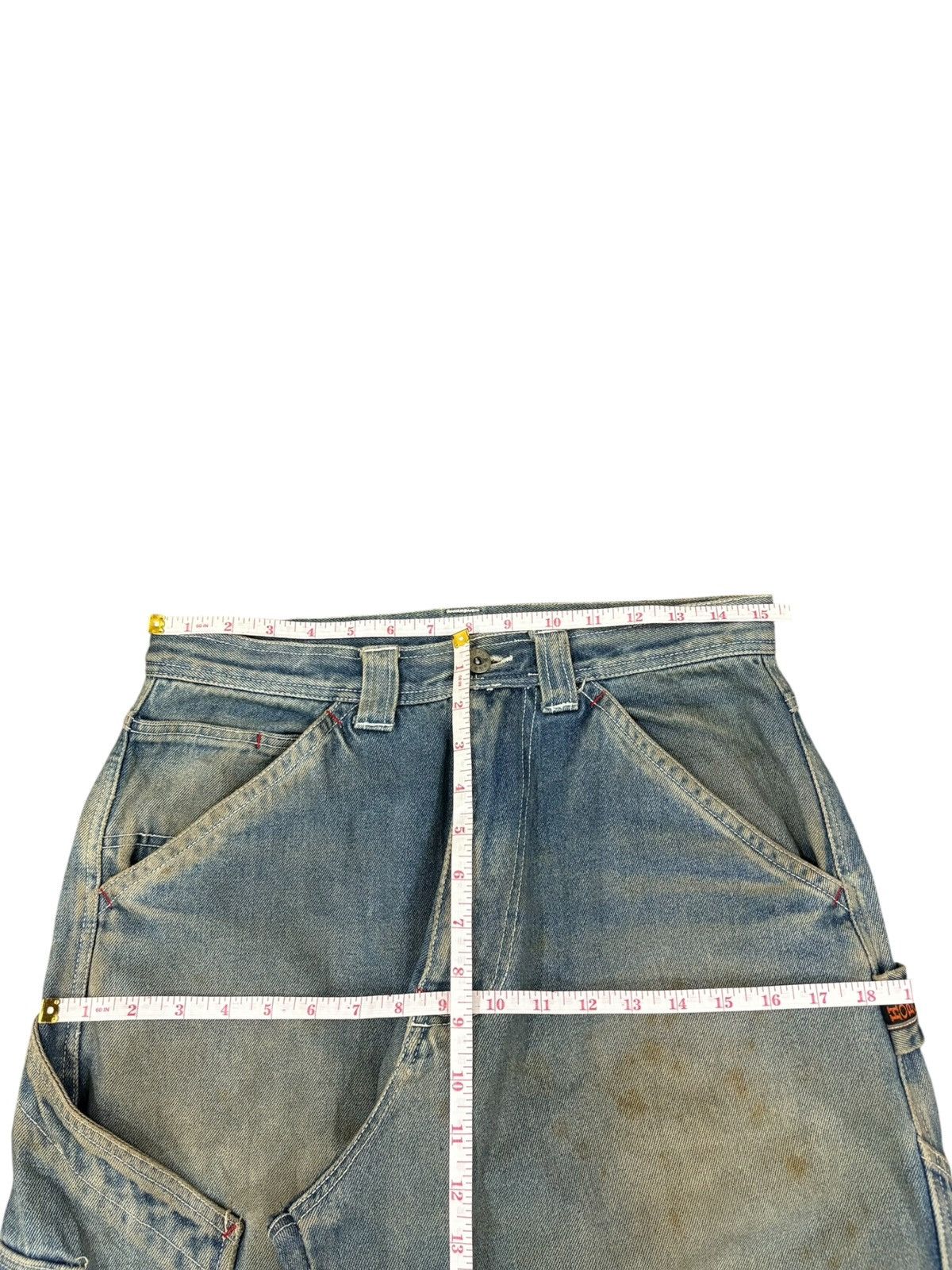 Hobo Vintage Hobo Cargo Carpenter Mud Wash Baggy Jeans Size US 31 - 11 Thumbnail