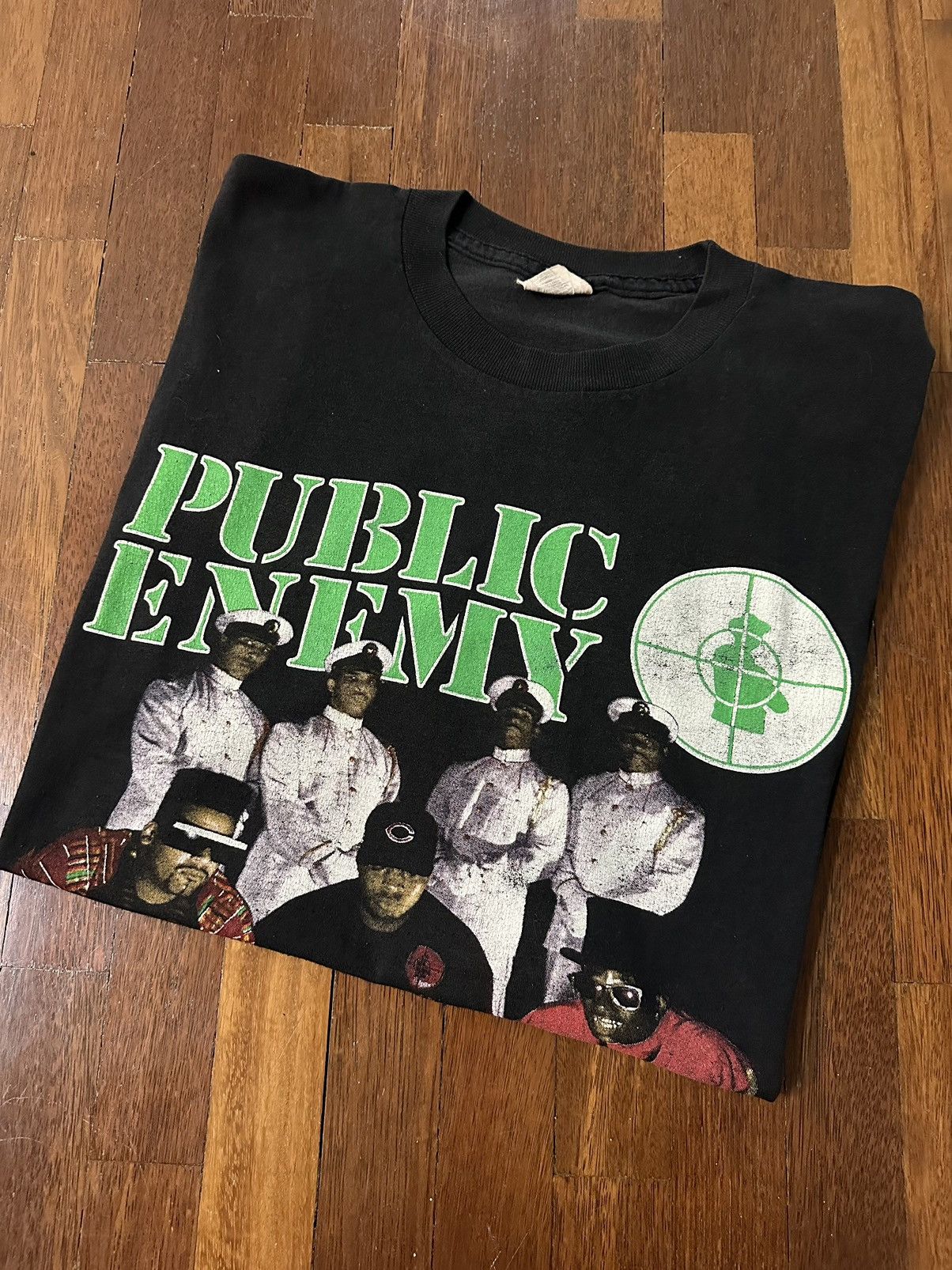 Public Enemy 🌟GRAILED🌟 BACKSTAGE PASS PUBLIC ENEMY APOCALYPSE 1991 Size US XL / EU 56 / 4 - 5 Thumbnail