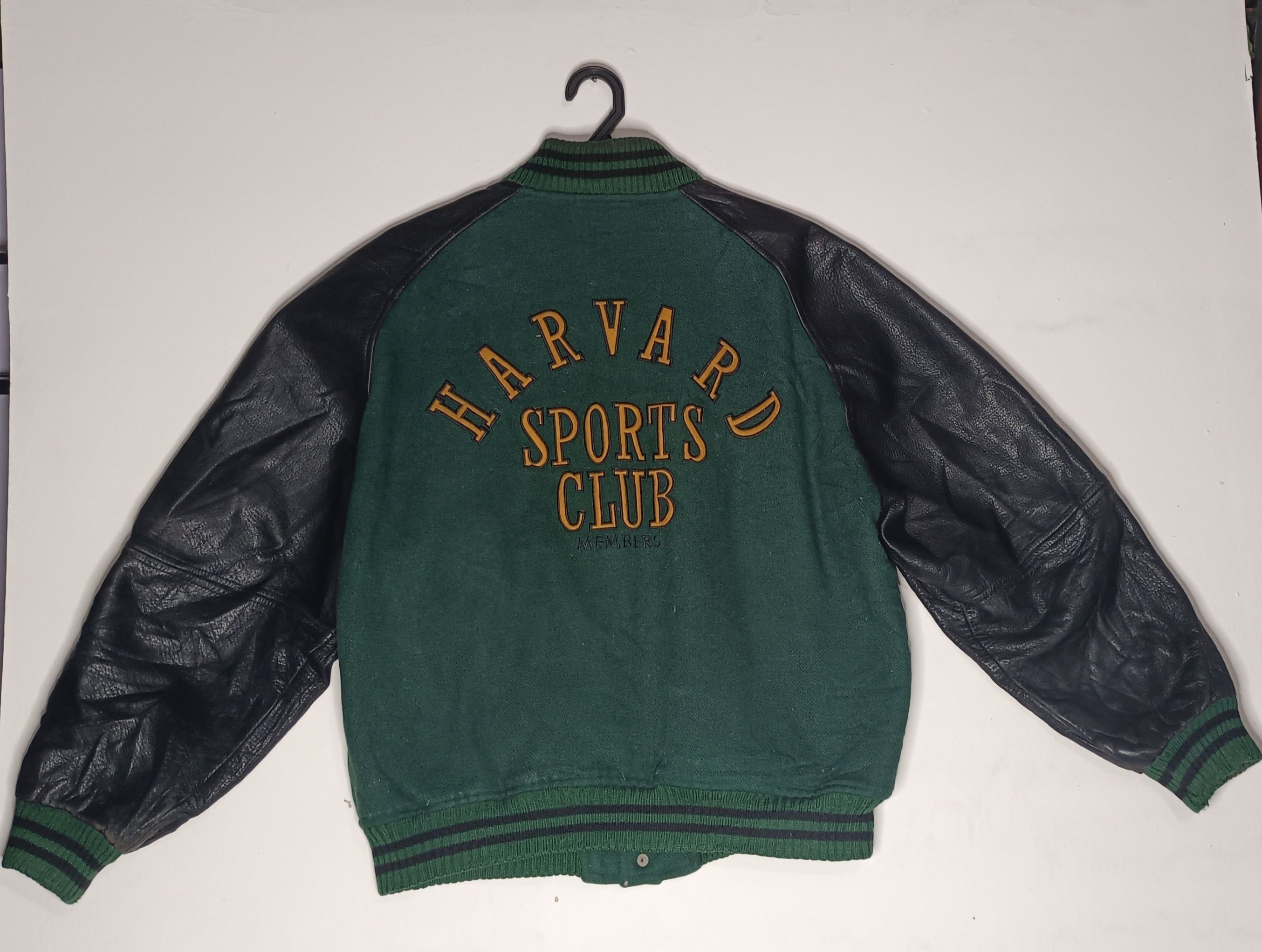 Other Japanese Brand x Havard Sport Club Varsity Learther Vintage Size US L / EU 52-54 / 3 - 2 Thumbnail