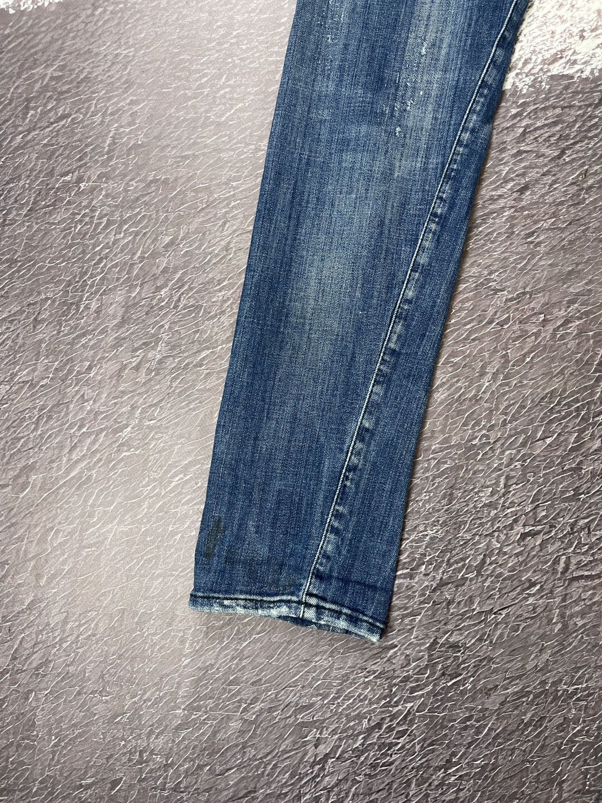 Dsquared2 Dsquared d2 vintage distressed denim jeans paint embroidery Size US 30 / EU 46 - 12 Thumbnail