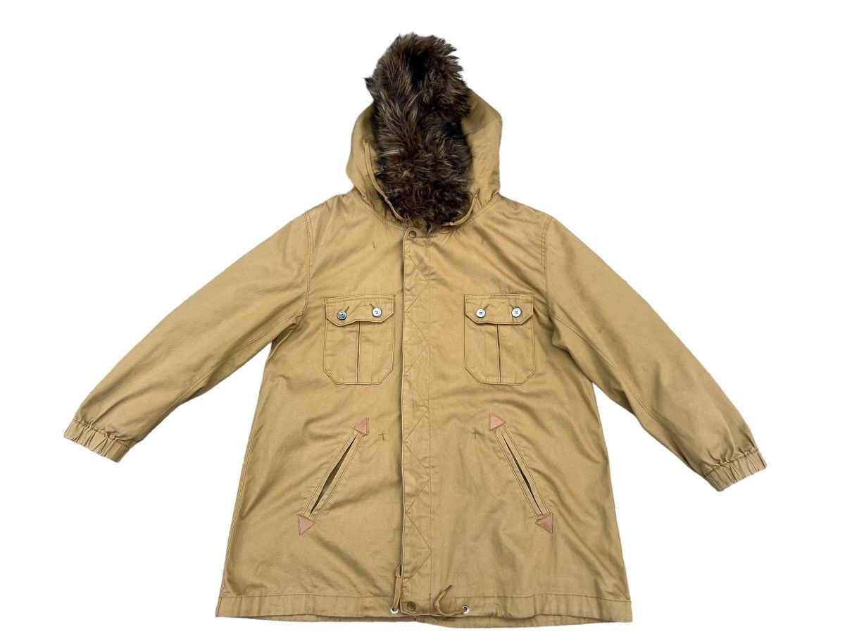 Issey Miyake Mercibeaucoup Hoodie Faux Fur Parka Jacket Coat Size US L / EU 52-54 / 3 - 3 Thumbnail