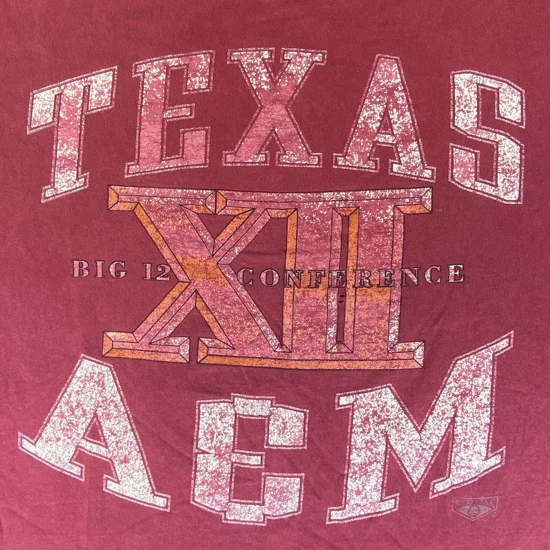 NCAA Vintage Y2K Texas A&M Shirt Red NCAA College University Tee Size US L / EU 52-54 / 3 - 3 Thumbnail