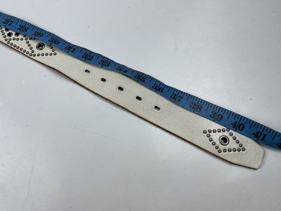 Japanese Brand studded leather belt tc11 Size 36 - 7 Thumbnail