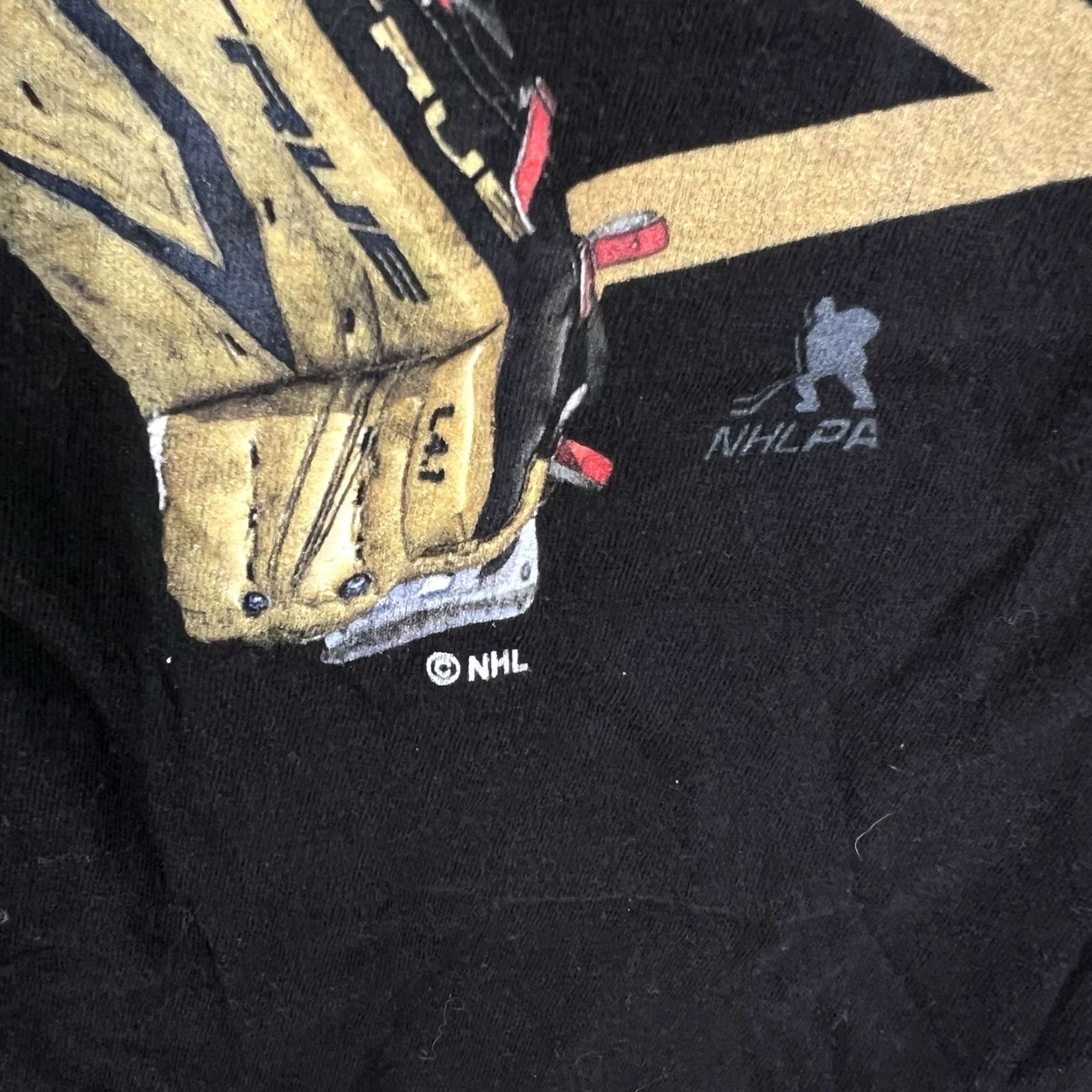 Vintage VINTAGE Marc-Andre Fleury Vegas Golden Knights T-Shirt Men 2XL Black Graphic Print 2021 hockey Size US XXL / EU 58 / 5 - 3 Thumbnail