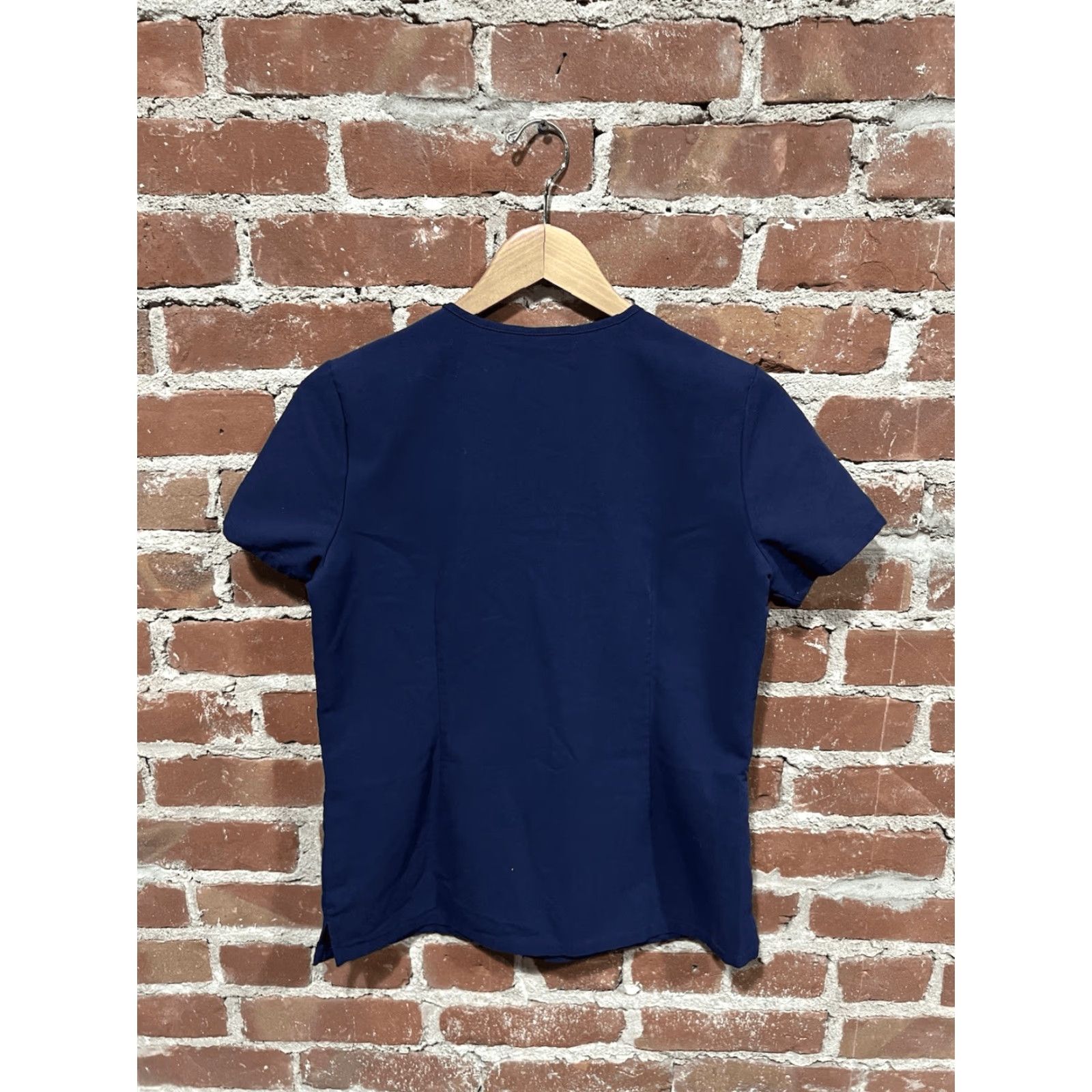 Vintage FIGS Blue Short Sleeve Medical Scrub Shirt Womens XS Size XS / US 0-2 / IT 36-38 - 2 Thumbnail