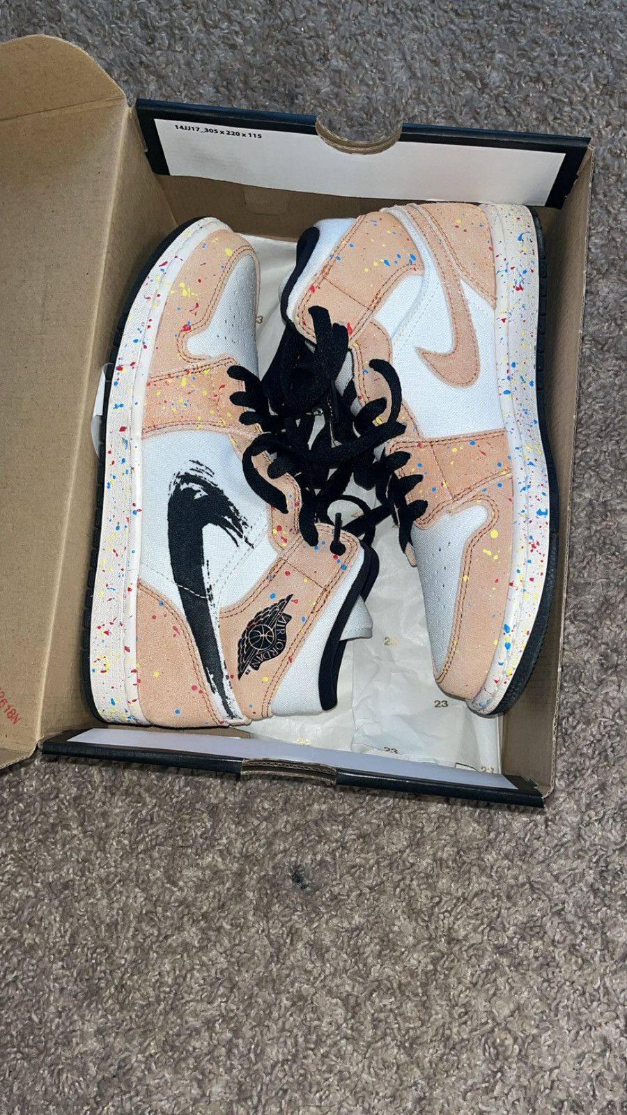 Jordan Brand × Nike Jordan 1 Mid SE Brushstroke Size US 7.5 / EU 40-41 - 1 Thumbnail