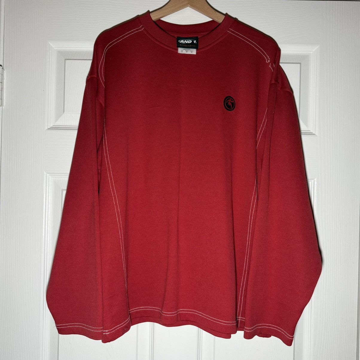 Vintage Vintage Y2K AND 1 Basketball Longsleeve Sz M Size US M / EU 48-50 / 2 - 1 Thumbnail