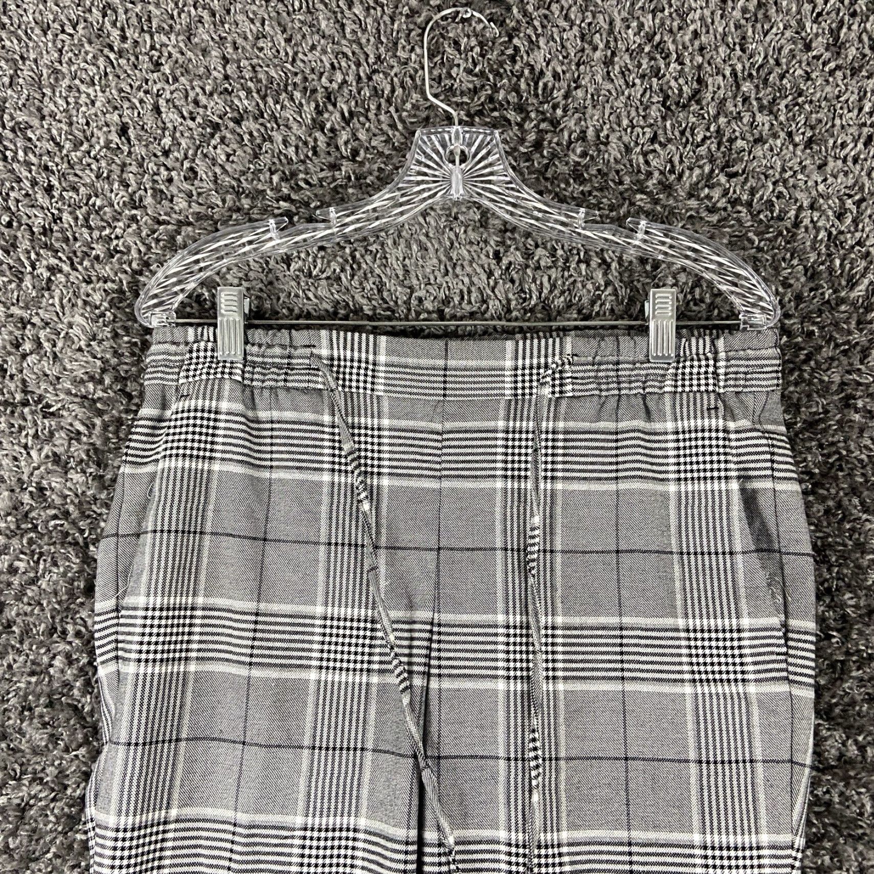 Banana Republic Banana Republic Plaid Pants Women's Small Black White Multicolor Womens Size 28" / US 6 / IT 42 - 5 Thumbnail