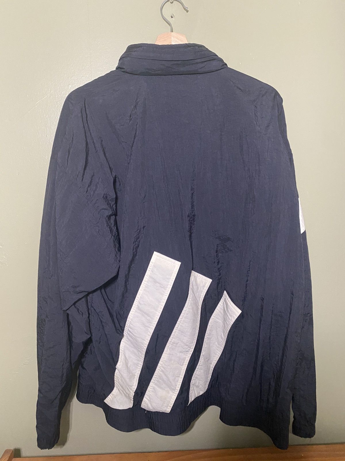 Adidas × Nike × Vintage Vintage Adidas windbreaker size Medium Black/White Size US M / EU 48-50 / 2 - 6 Thumbnail