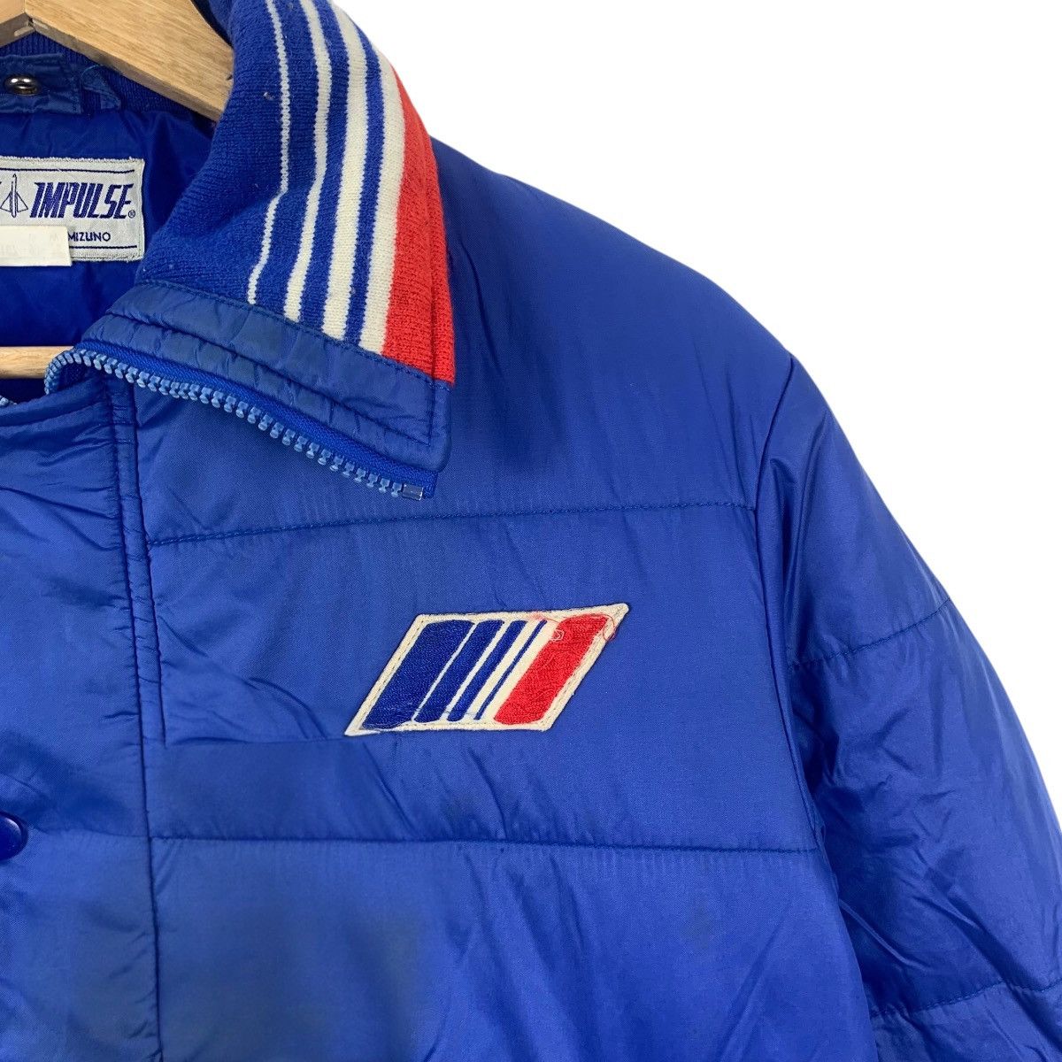 Mizuno Vintage MIZUNO BLUE IMPULSE Ski Quilted Puffer Jacket Size M / US 6-8 / IT 42-44 - 5 Thumbnail