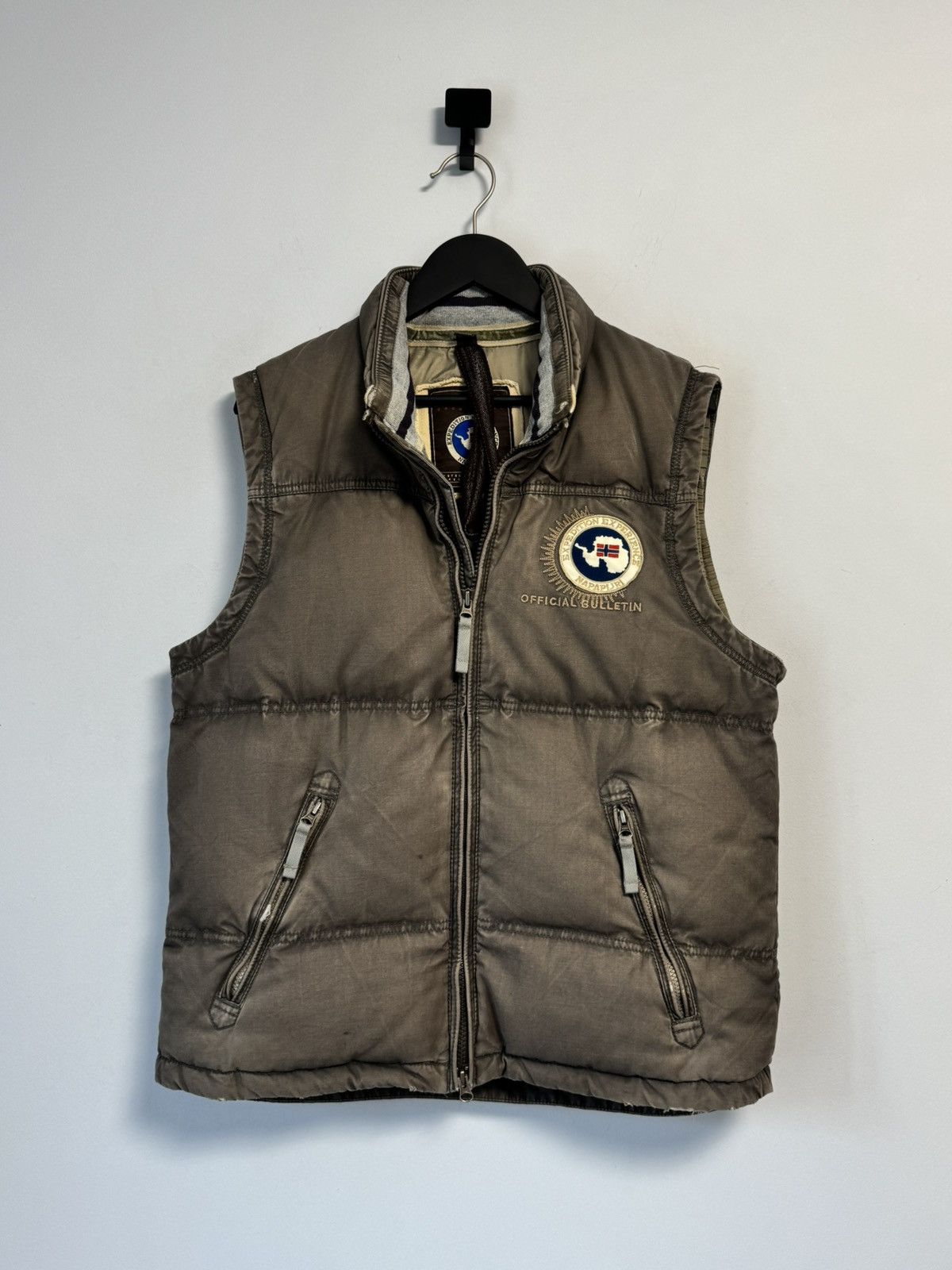 Napapijri Vest Vintage 90’s Style hype Beige