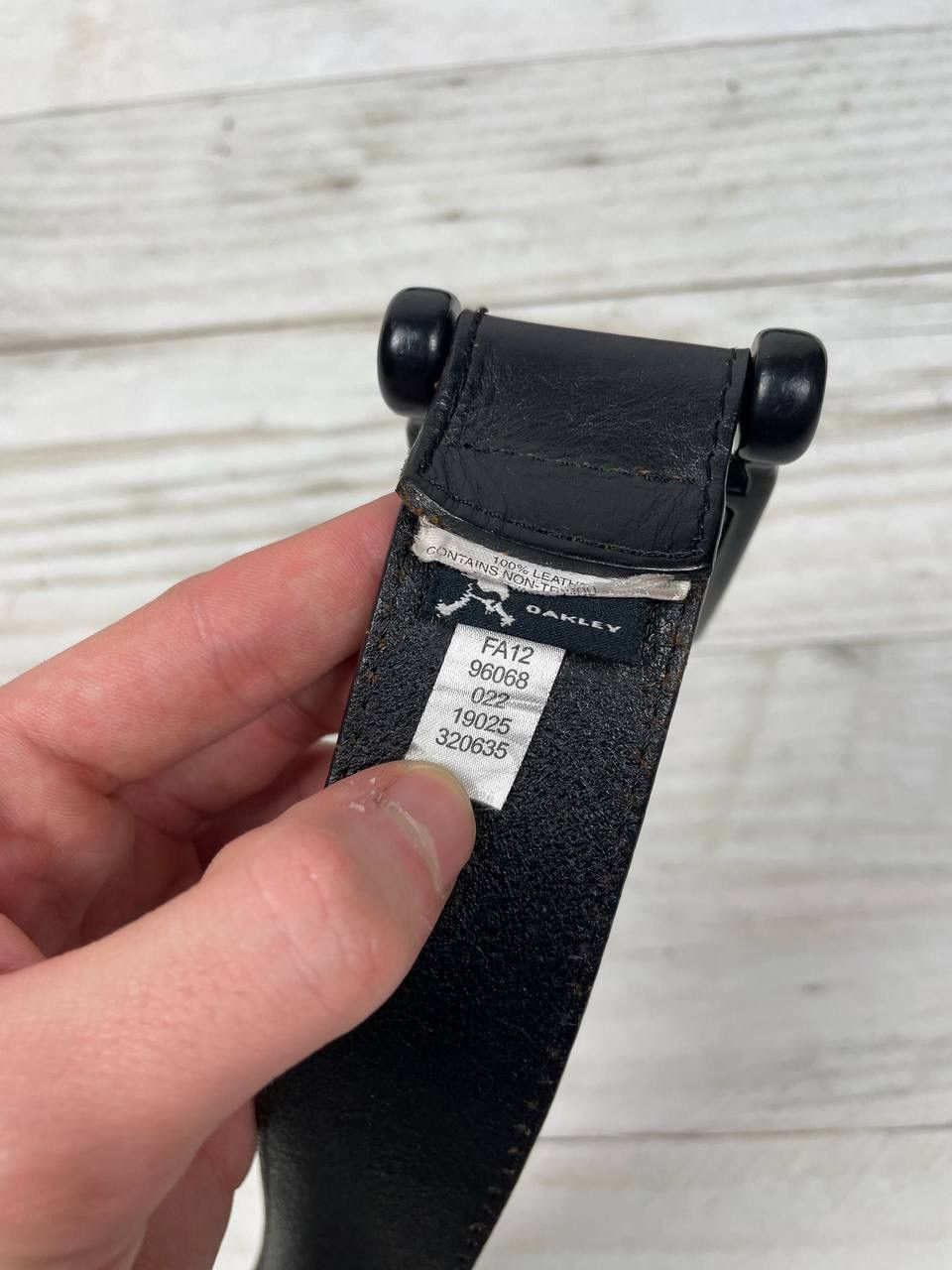 Oakley Vintage Oakley Leather Belt 00s Gorpcore Size ONE SIZE - 15 Thumbnail
