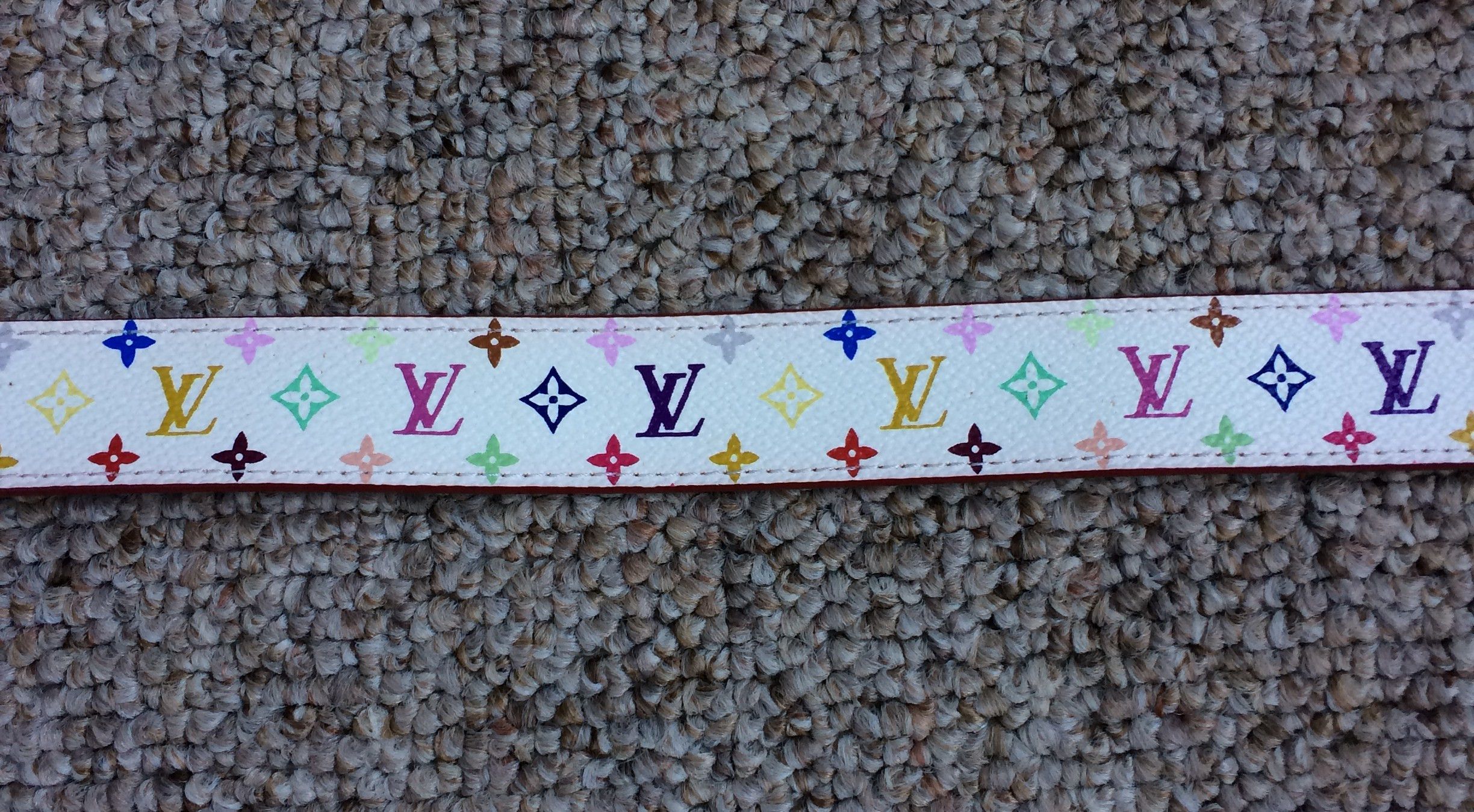 Louis Vuitton × Takashi Murakami S/S 2003 Louis Vuitton x Murakami Multicolor Monogram Belt Size 28 - 4 Thumbnail
