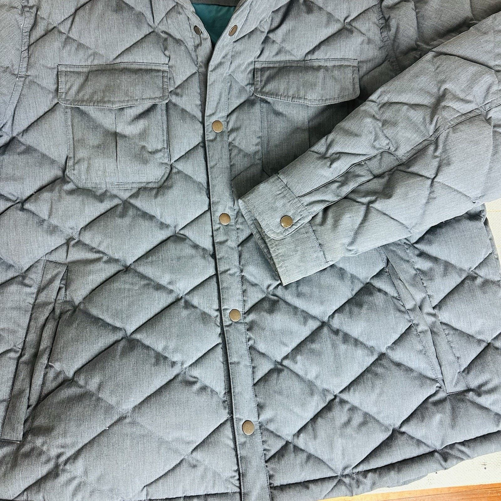 Sperry Sperry Men Quilted Gray Jacket Thinsulate XXL Size US XXL / EU 58 / 5 - 7 Thumbnail