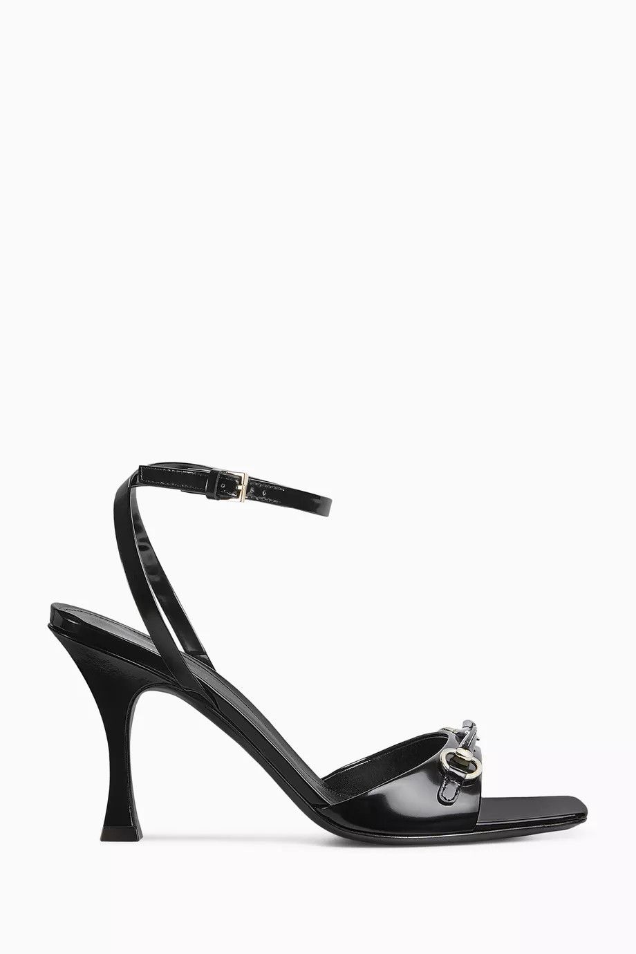 Gucci o1loc1c0326 832469 Women's Sandals With Horsebit in Black Size US 6.5 / IT 36.5 - 1 Thumbnail