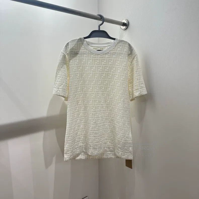 Fendi Fendi Fully Printed Double F Cotton Short Sleeve Size US S / EU 44-46 / 1 - 1 Thumbnail