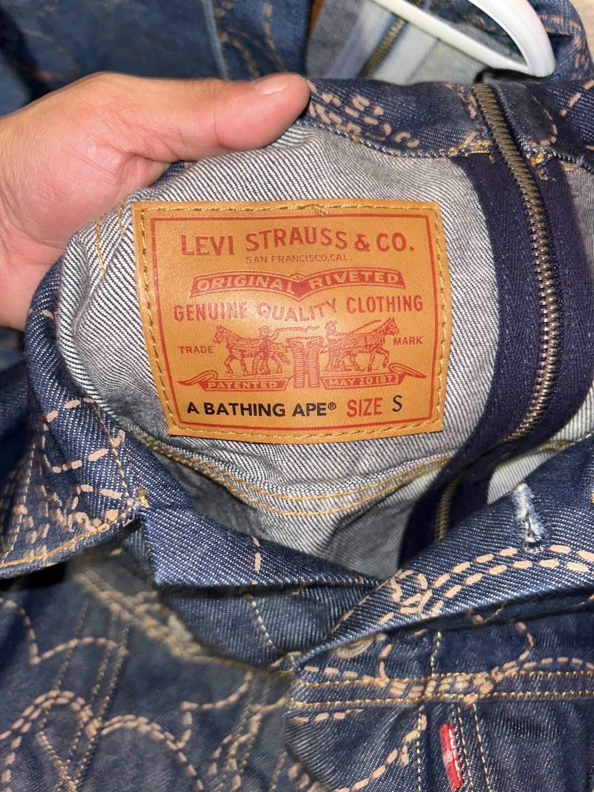 Bape Bape levis collab . Size US S / EU 44-46 / 1 - 3 Thumbnail