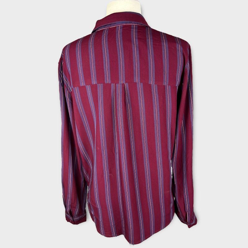Nordstrom Lila Li | Cecil Tie Front Button Up Shirt | Size Small Size S / US 4 / IT 40 - 3 Thumbnail