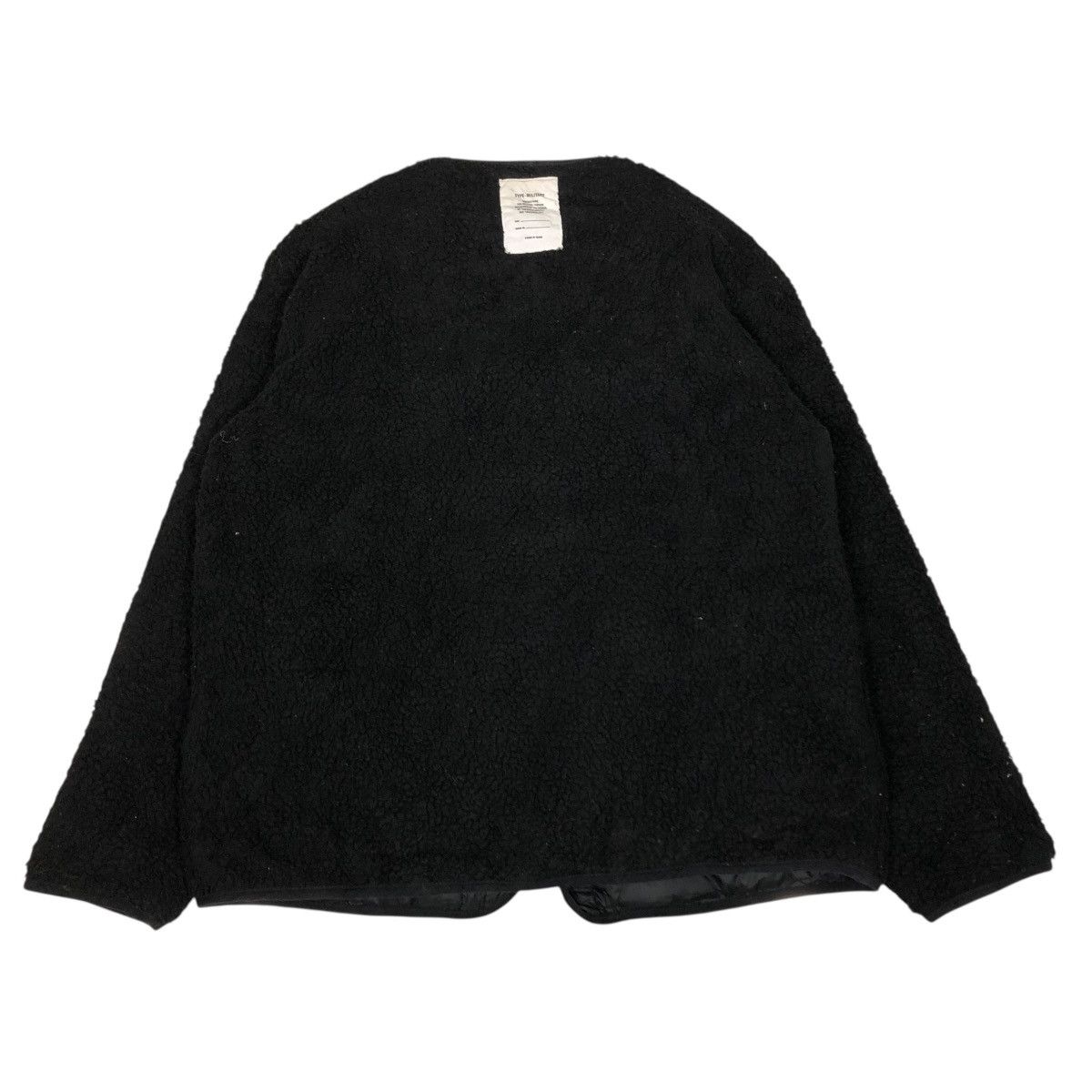 Japanese Brand 🔥RICH BLACK CROPPED QUILTED JACKET FLEECE BEAMS ISSEY MIYAKE Size US M / EU 48-50 / 2 - 2 Thumbnail