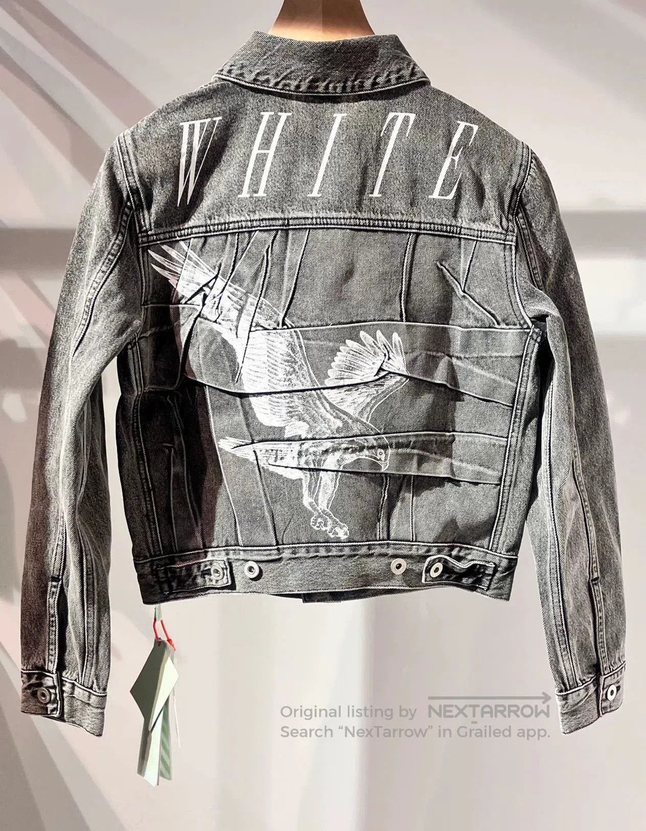 Off-White Off-White Women's Denim Jacket High Street Style. Size S / US 4 / IT 40 - 1 Thumbnail