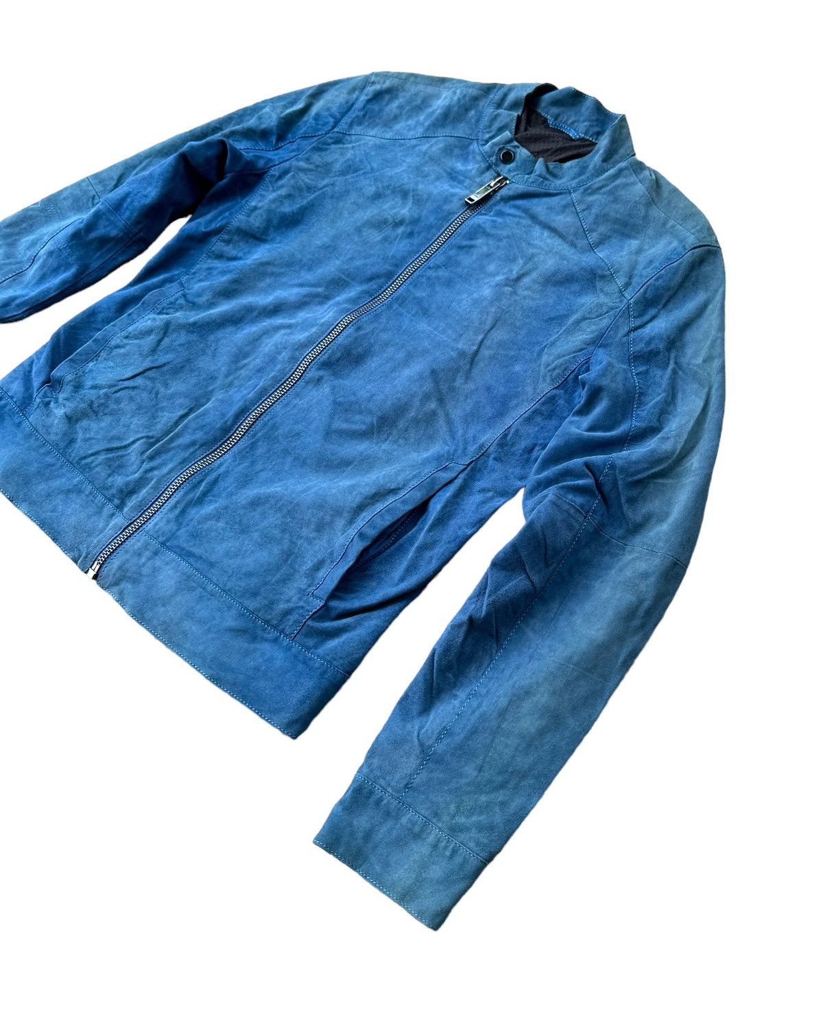 Zara Zara leather blue jacket Size US S / EU 44-46 / 1 - 3 Thumbnail
