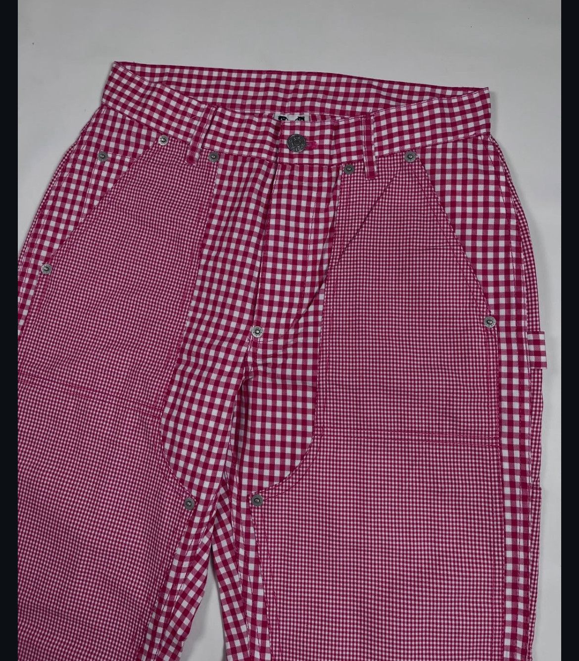 Hysteric Glamour 2000s X-Girl Plaid Pattern Double Knee Carpenter y2k Size US 28 / EU 44 - 3 Thumbnail