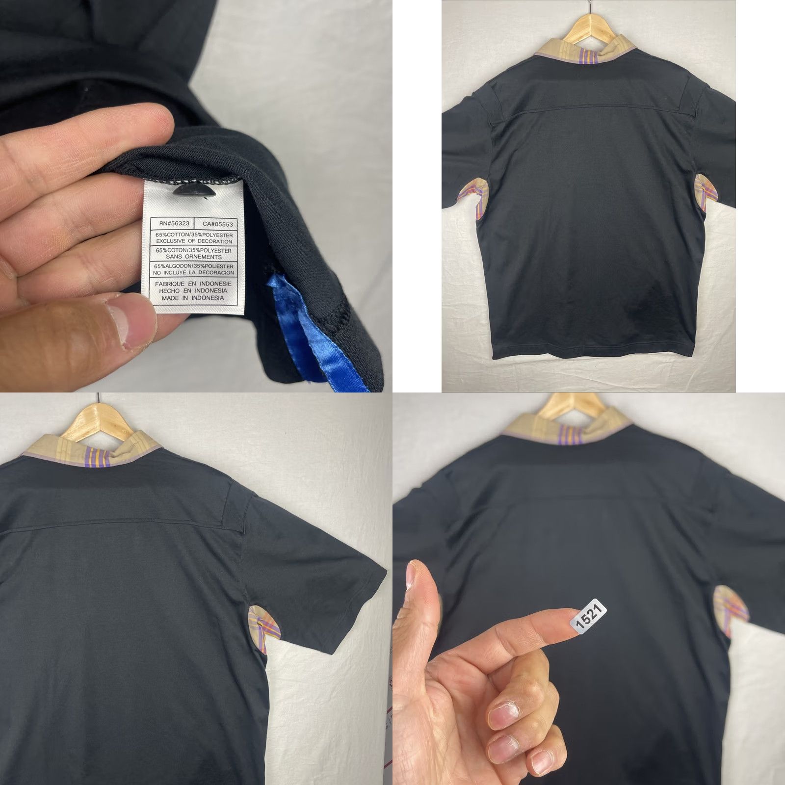 Nike Nike Polo Shirt Mens 2XL Black Plaid Polo Shirt Mens 2XL Black Plaid Size US XXL / EU 58 / 5 - 9 Thumbnail