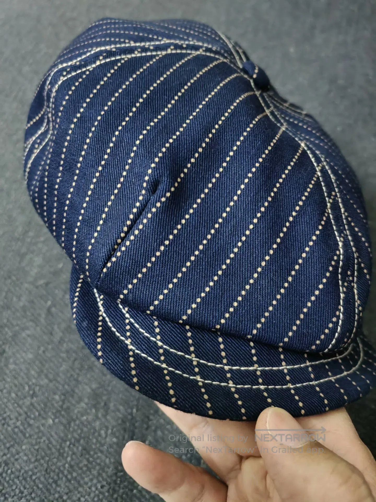 Freewheelers Freewheelers Wabash Stripe Newsboy Cap. Size ONE SIZE - 5 Thumbnail