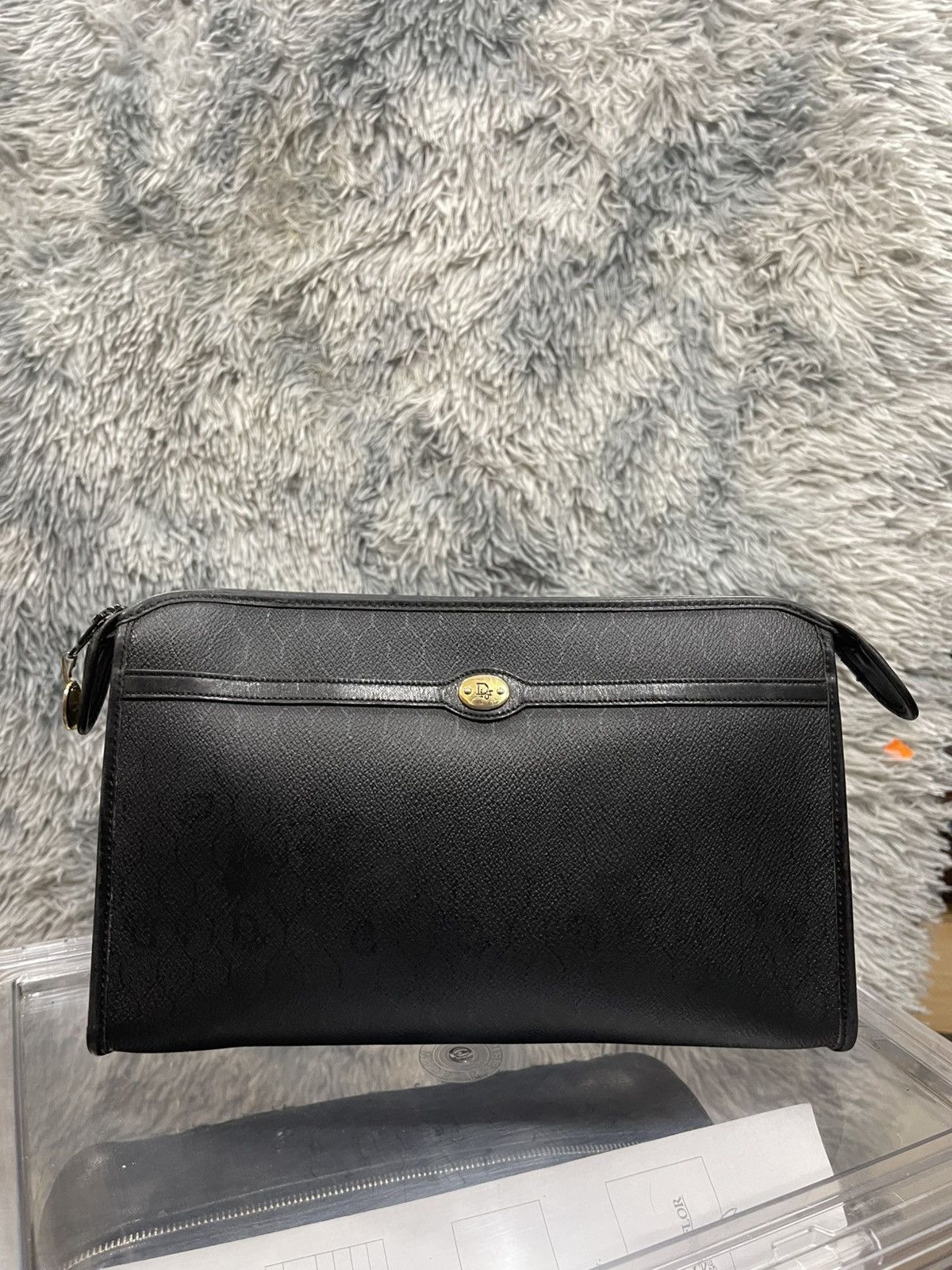 Christian Dior Monsieur Christian Dior honeycomb clutch bag Size ONE SIZE - 1 Thumbnail