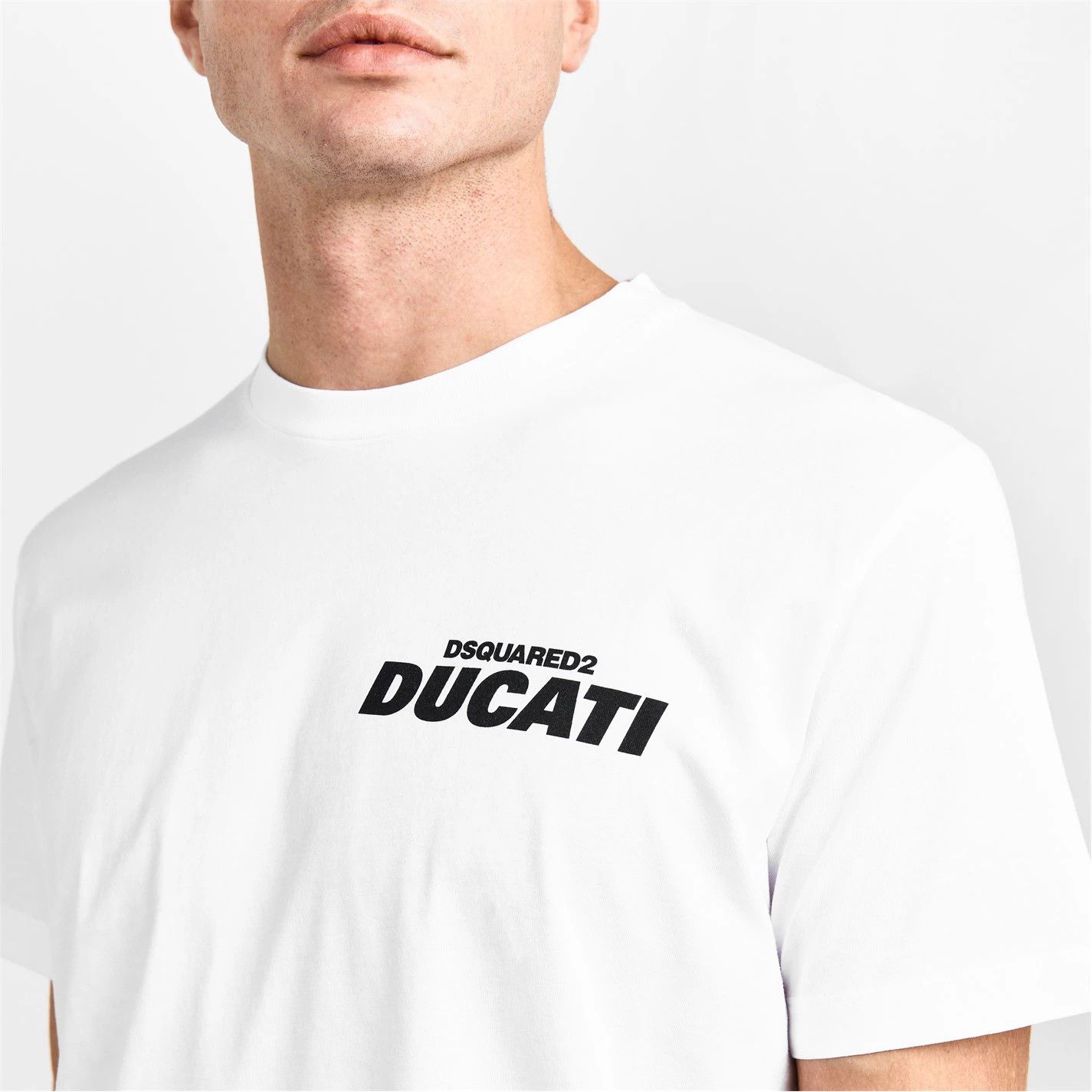 Dsquared2 o1g2r1mq0426 Slim Fit T-Shirt in White Size US XL / EU 56 / 4 - 4 Thumbnail