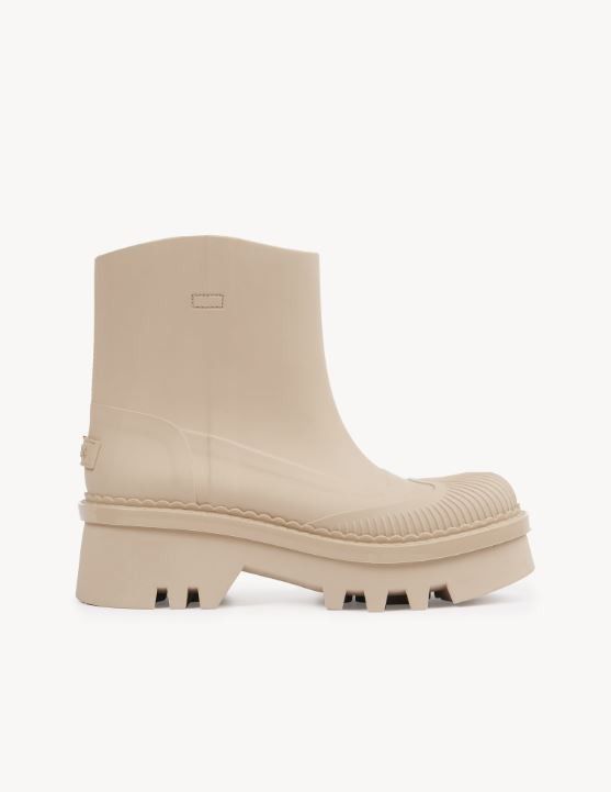 image of Chloe O1Loc1C0424 Raina Rain Boots In Beige Rosa, Women's (Size 7)