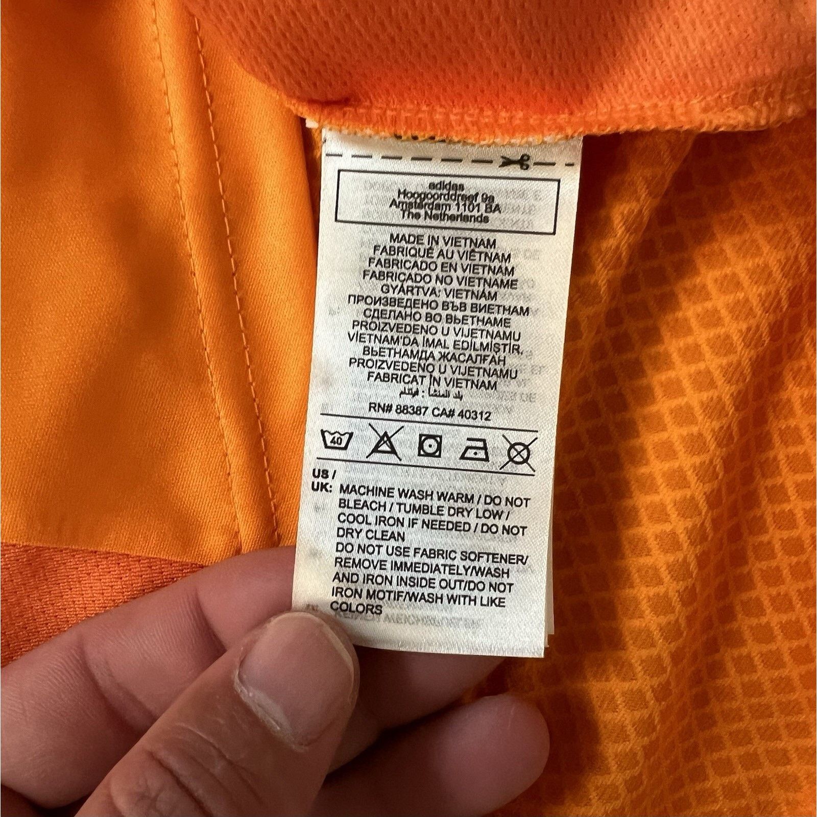 Adidas Adidas 2024/25 Real Madrid Away Soccer Jersey Medium Orange Size US M / EU 48-50 / 2 - 8 Thumbnail