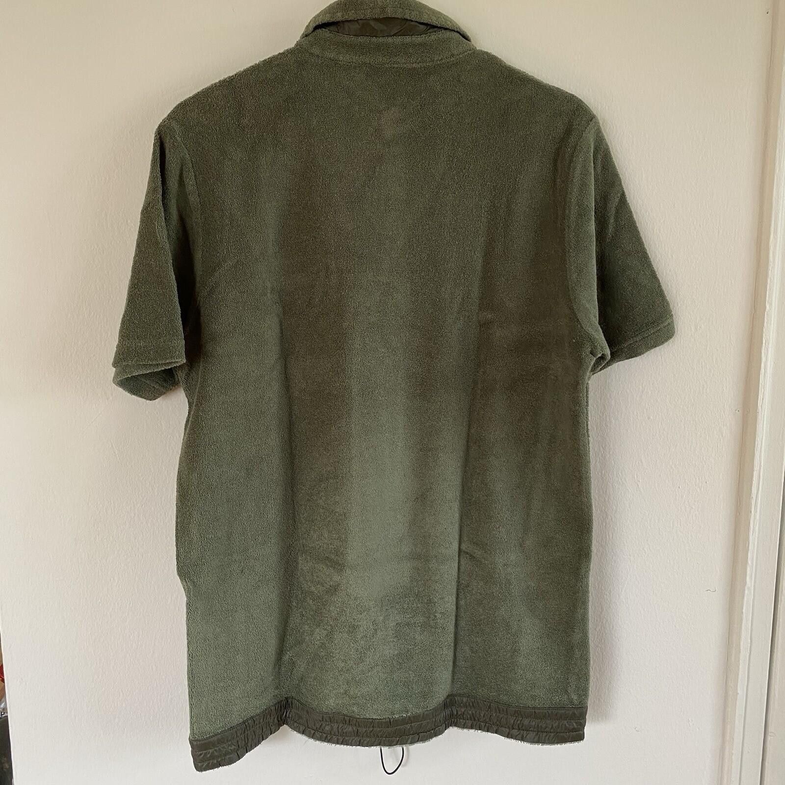 Giorgio Armani Giorgio Inserti Polo Shirt Mens L Green Terry Cloth Beach Size US L / EU 52-54 / 3 - 5 Thumbnail