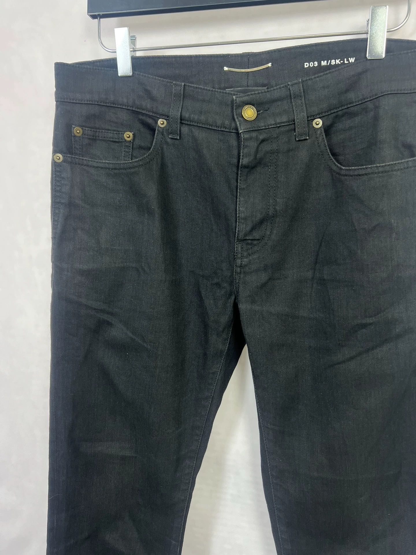 Saint Laurent Paris Saint Laurent slp20ssD03 black 32 jeans Size US 32 / EU 48 - 3 Thumbnail
