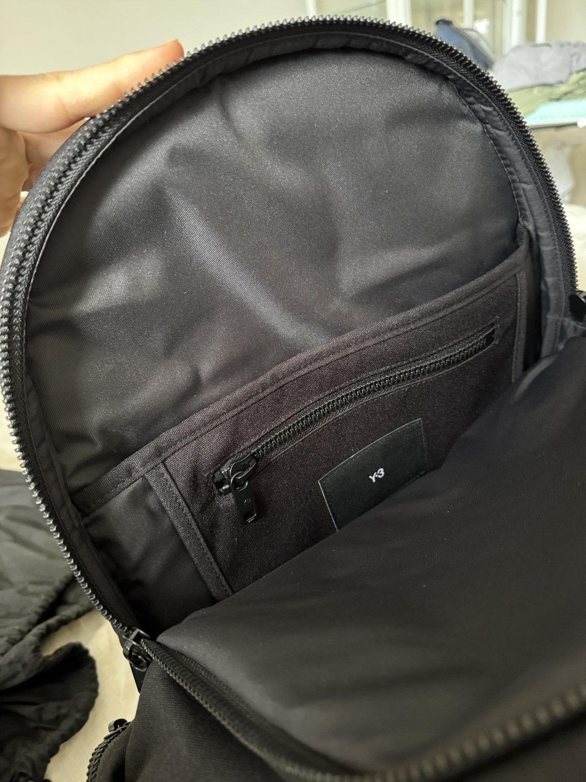 Adidas × Y-3 Adidas Y-3 Utility Heavy Duty Embroidered Backpack Y3 IR5788 Size ONE SIZE - 13 Thumbnail