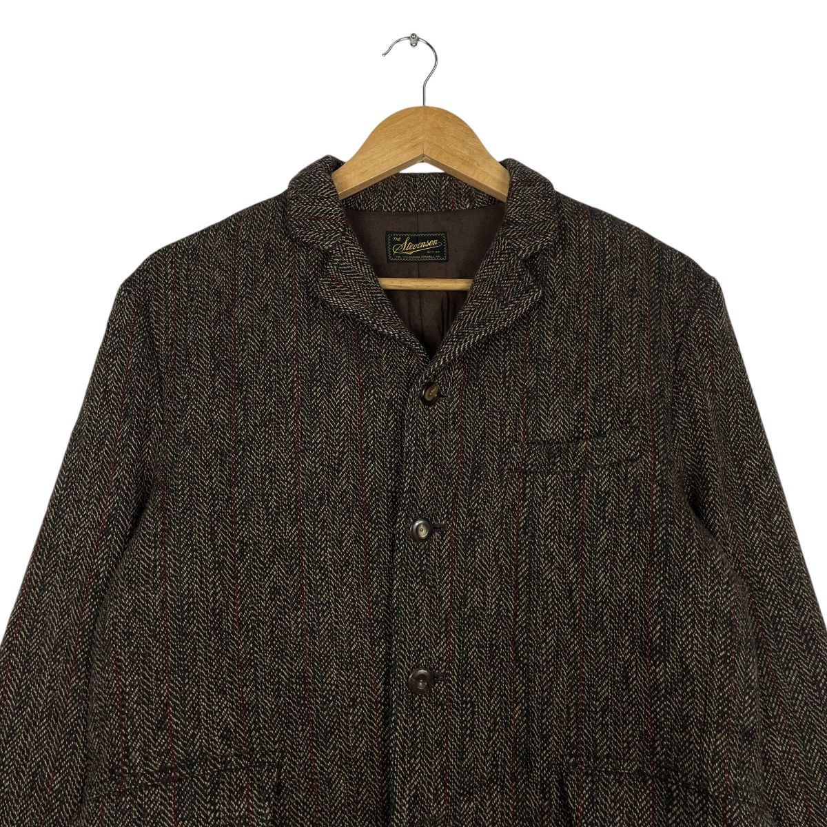 Stevenson Overall Co. × Tenderloin 💥STEVENSON HERRINGBONE BUTTON CHORE JACKET Size US M / EU 48-50 / 2 - 2 Thumbnail