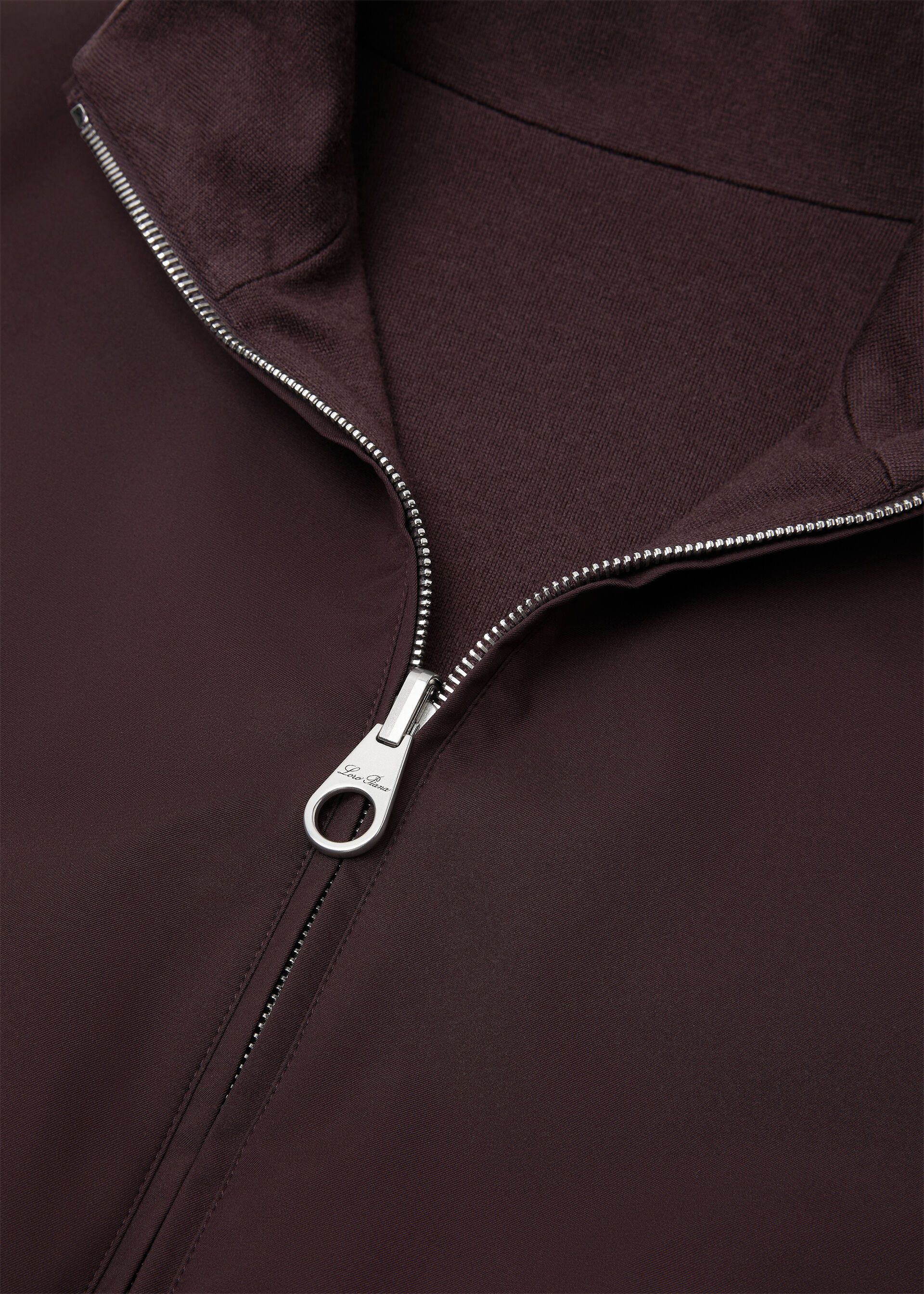 Loro Piana os11x0426 FAQ0514 Bomber Jacket in Vin Chaud Size S / US 4 / IT 40 - 3 Thumbnail