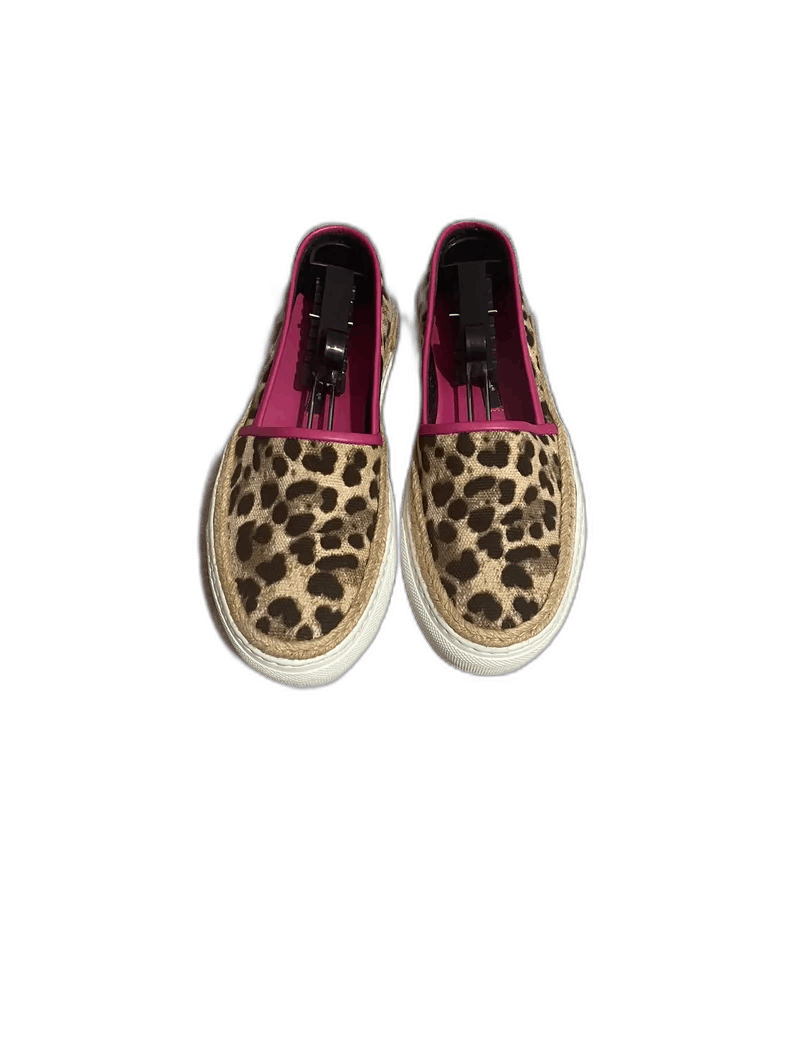 Dolce & Gabbana DG Women's Casual Leopard Print Slip-Ons Size US 7 / IT 37 - 1 Thumbnail