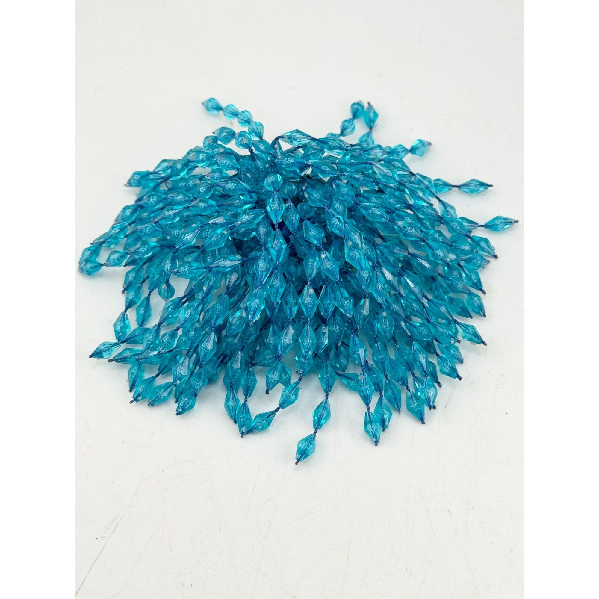 Vintage Vintage blue sequin brooch pin Size ONE SIZE - 2 Thumbnail