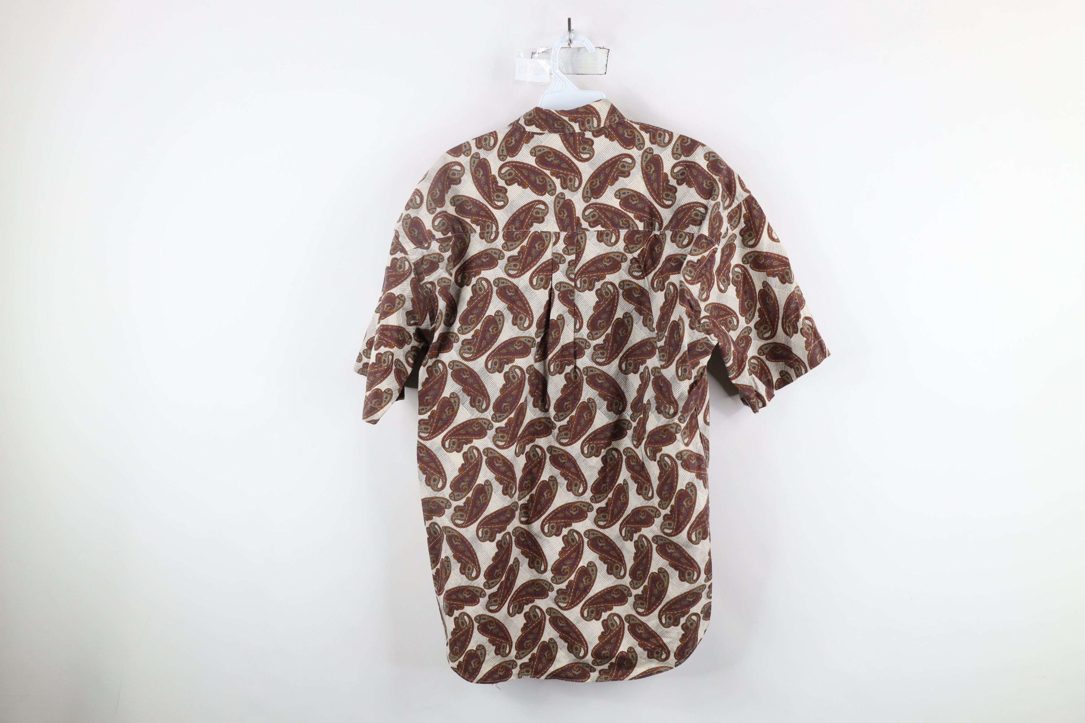 Vintage Vintage 90s Streetwear Over Print Collared Button Down Shirt Size US M / EU 48-50 / 2 - 7 Thumbnail