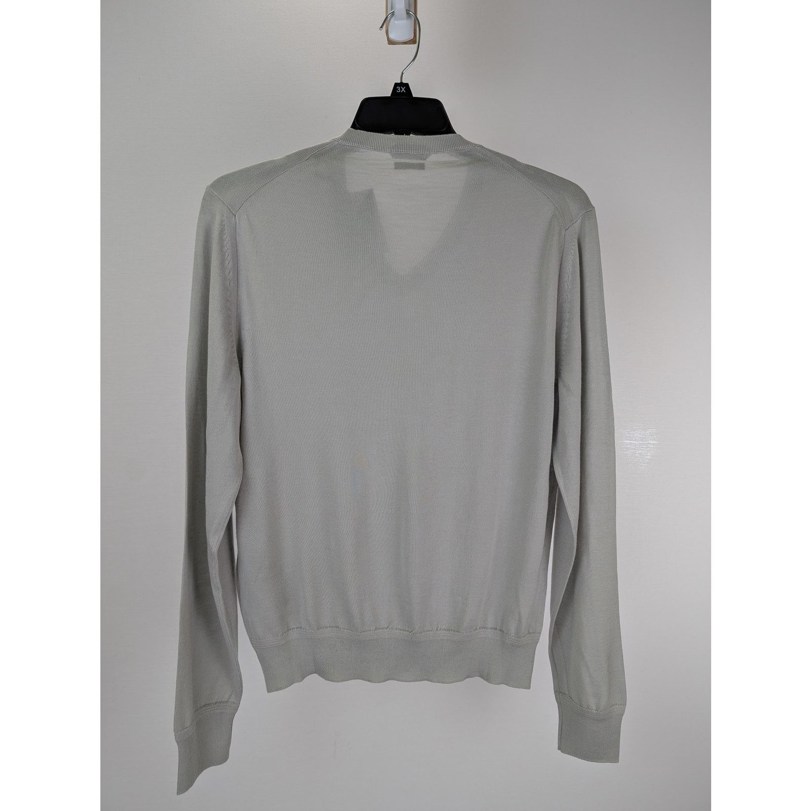 Tom Ford o1rshd1 V-Neck Crewneck Sweater Sweatshirt in Grey Size US M / EU 48-50 / 2 - 6 Thumbnail