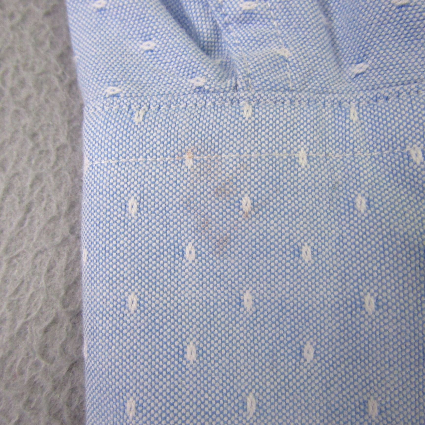 Brooks Brothers Brooks Brothers Shirt Mens Large Blue White Textured Button Up 346 Long Sleeve Size US L / EU 52-54 / 3 - 5 Thumbnail