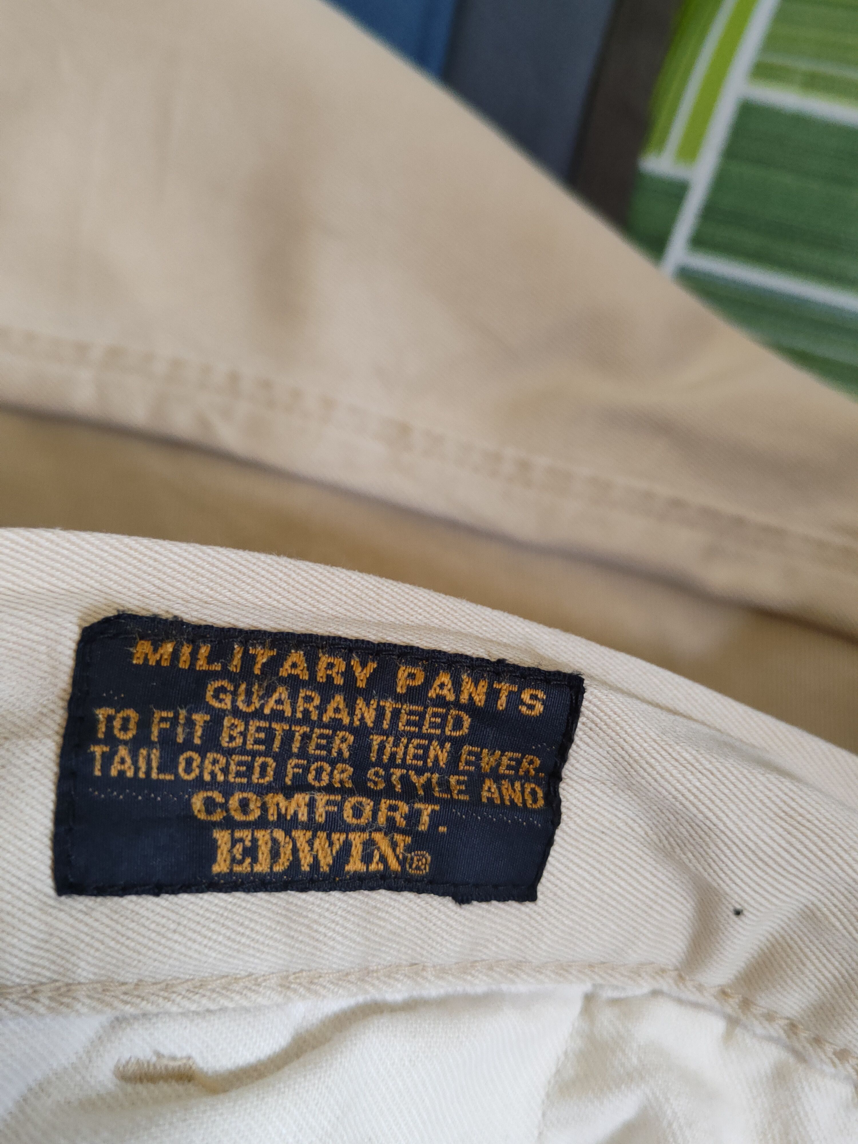 Edwin Edwin Beige military vintage Casual Pants #S1392 Size US 30 / EU 46 - 15 Thumbnail